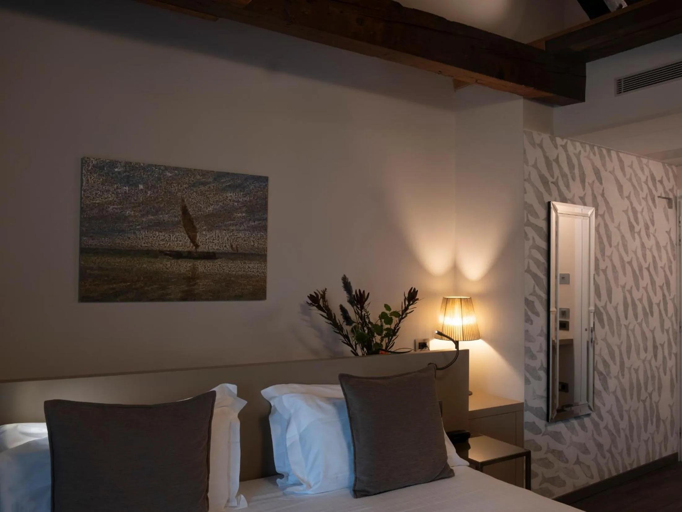 Bedroom, Bed in Hotel Aquarius Venice - Ascend Collection