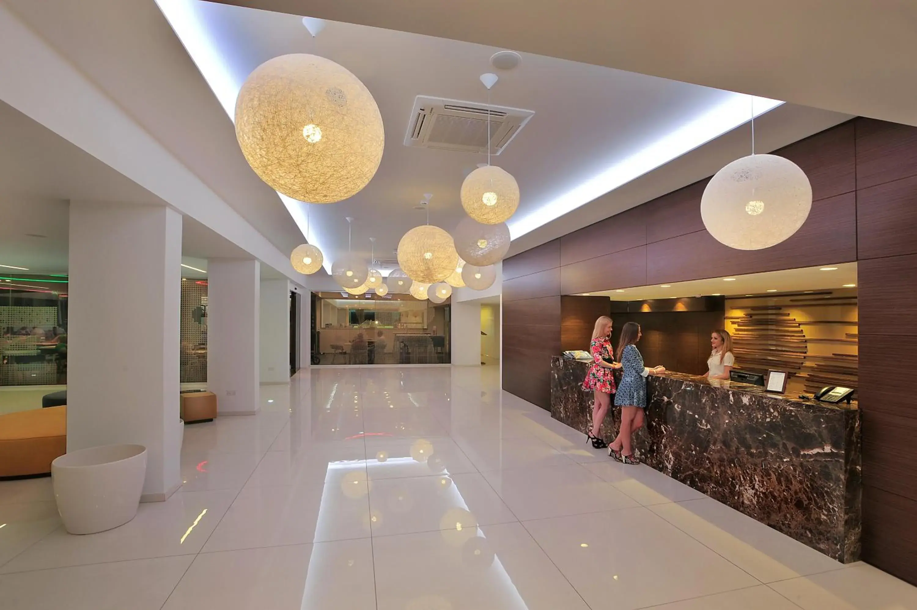Lobby or reception in Nelia Beach Hotel & Spa Lobby or reception in Nelia Beach Hotel & Spa