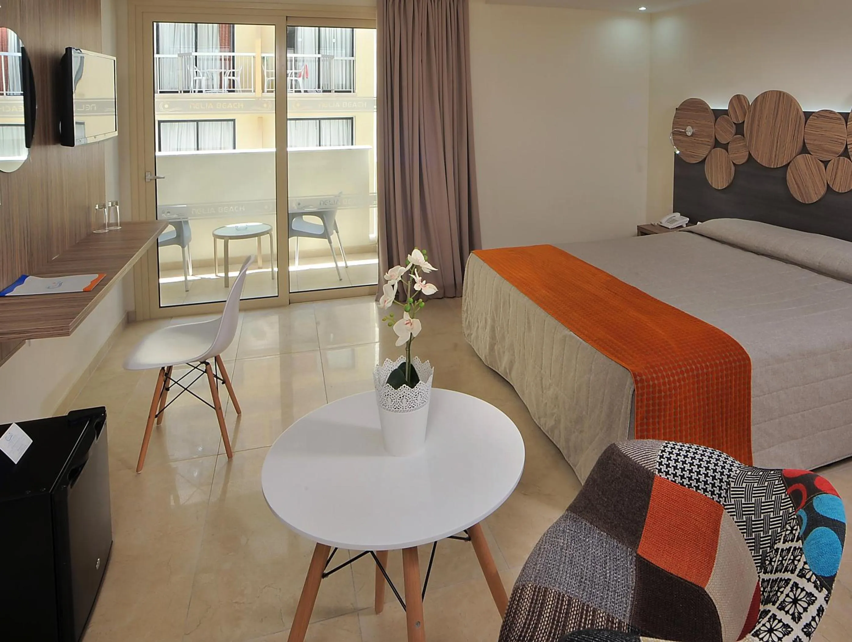 Photo of the whole room, Bed in Nelia Beach Hotel & Spa