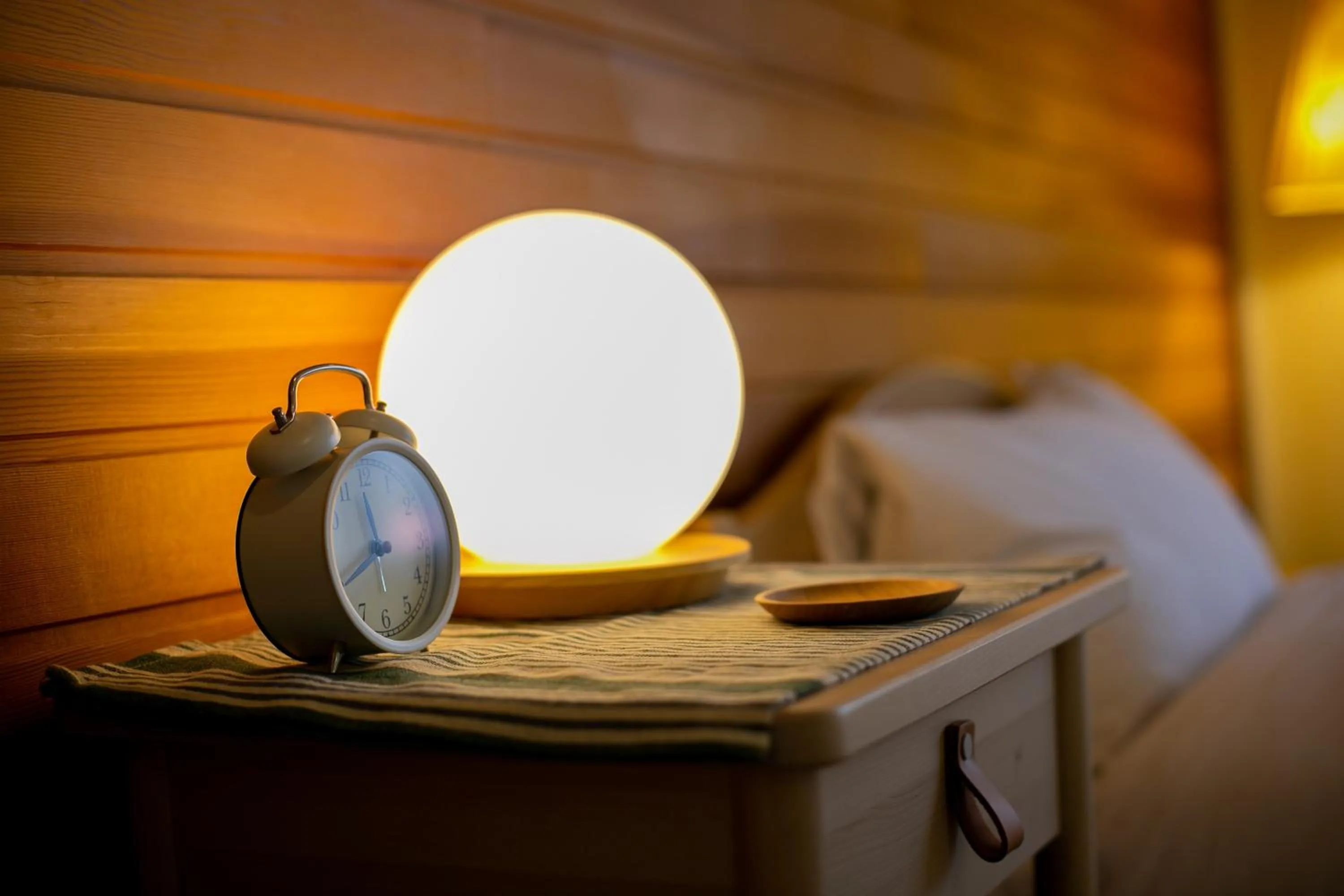 Decorative detail, Bed in Ryosha Tsukiakari