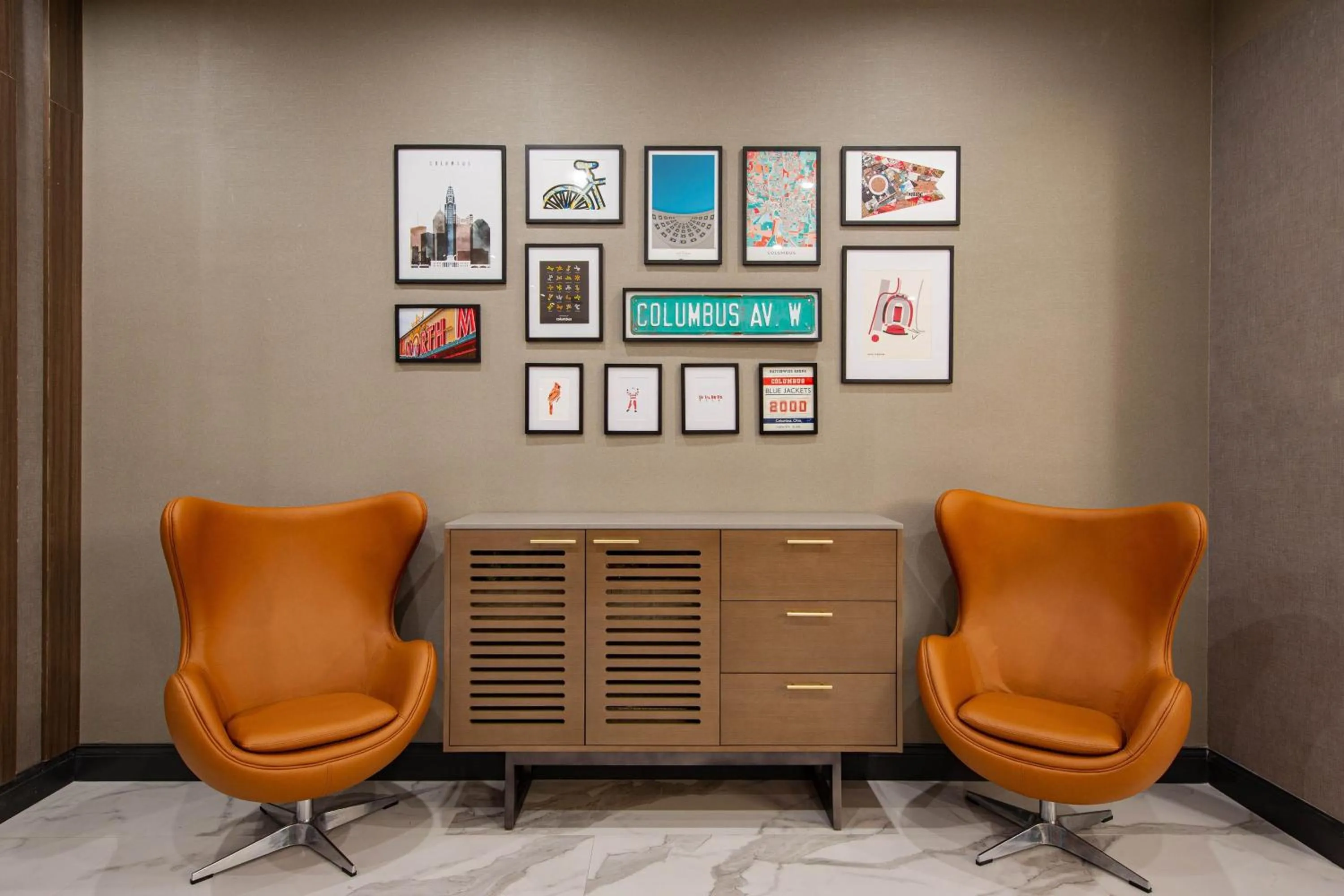 Lounge or bar in Sheraton Suites Columbus Worthington