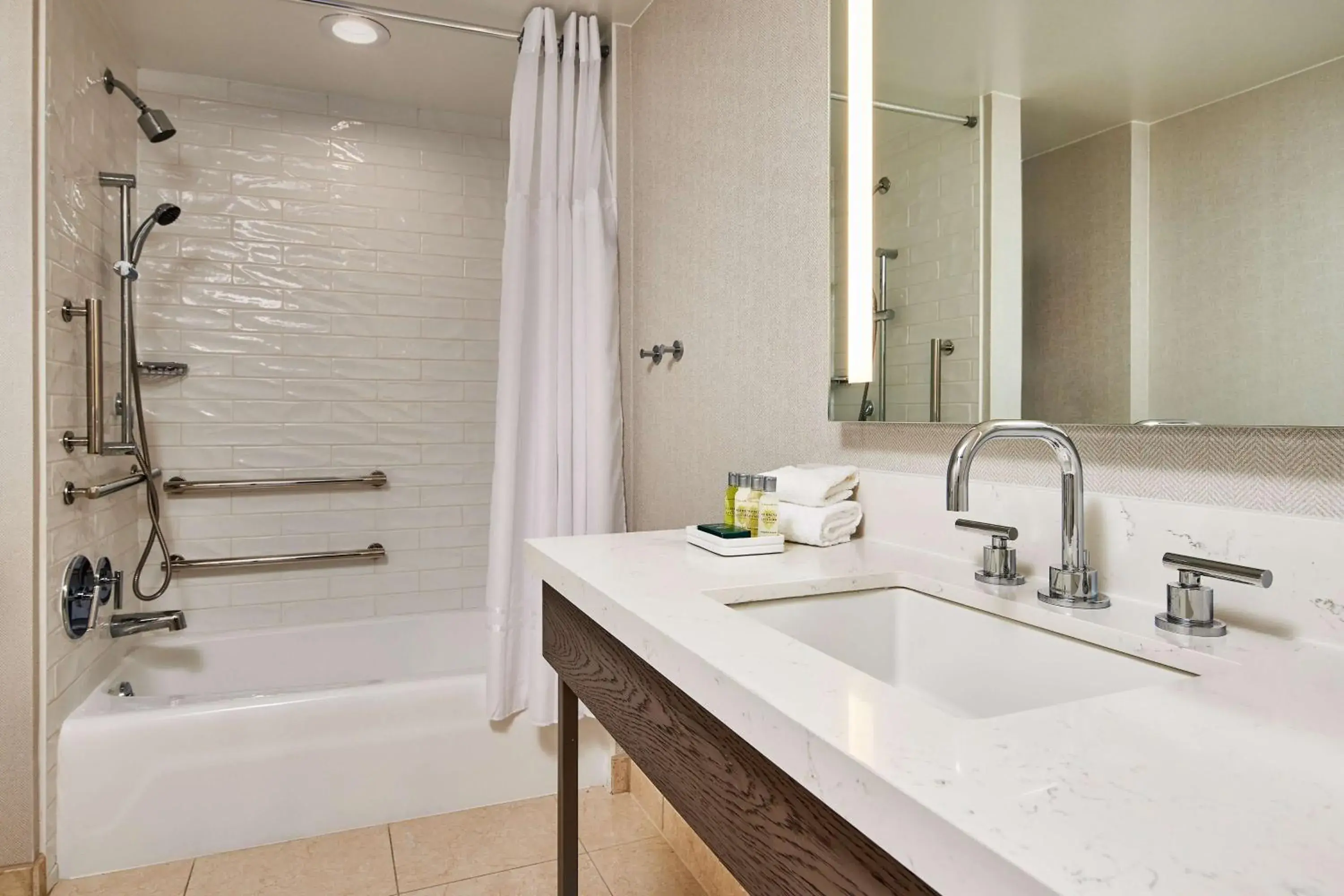 Bathroom in Hilton Kansas City Country Club Plaza Bathroom in Hilton Kansas City Country Club Plaza