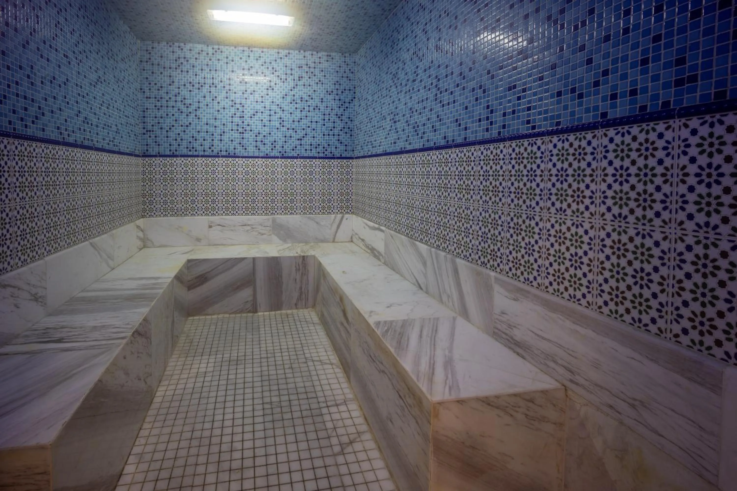 Steam room in Donatello Jeddah Hotel