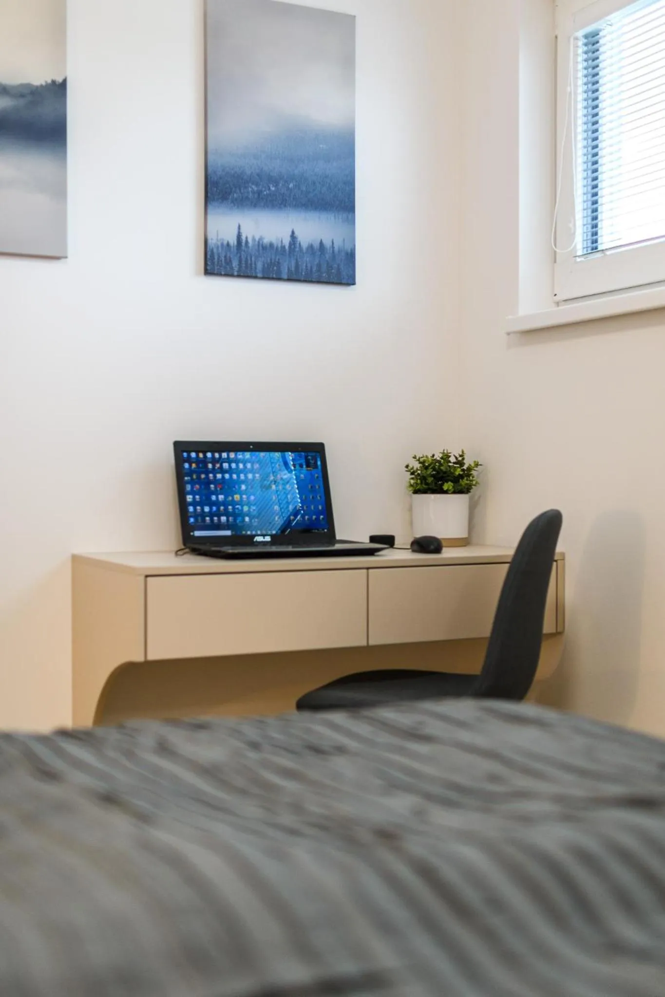 Bed in Apartmány NMNM REZIDENCE NAD MĚSTEM