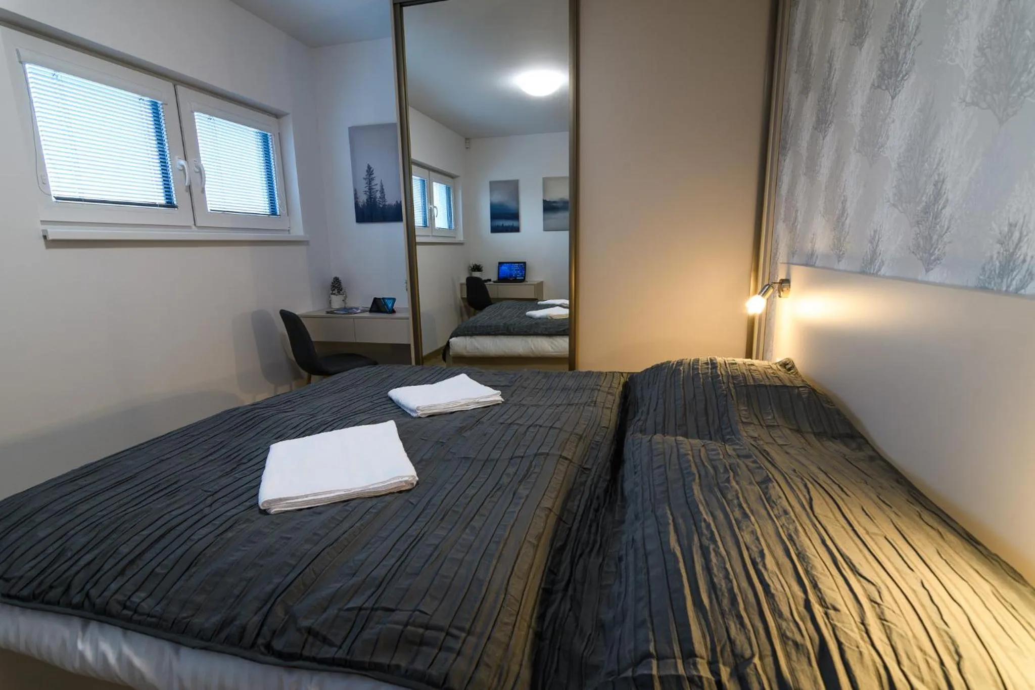 Bed in Apartmány NMNM REZIDENCE NAD MĚSTEM