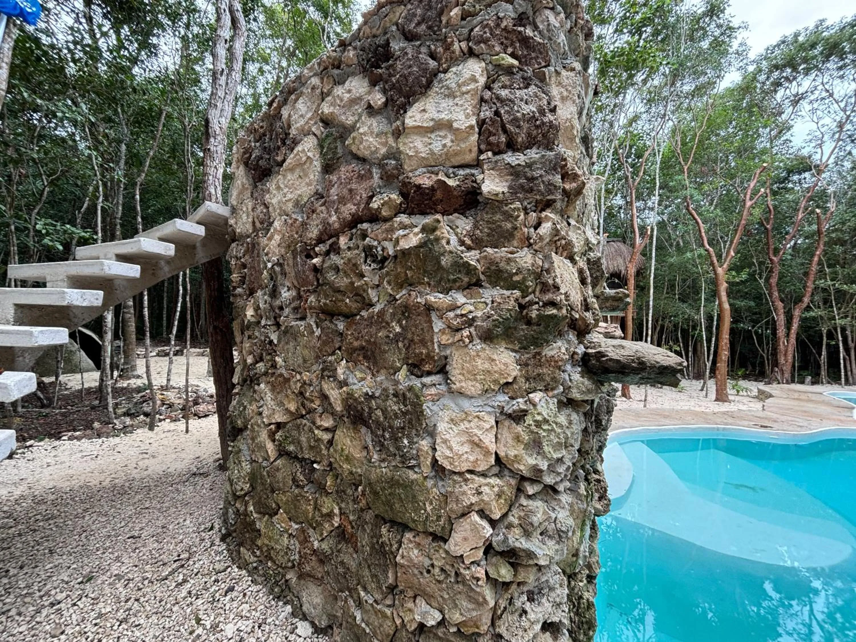 Swimming pool in Aldea Maya-Ha Cabañas con cenotes