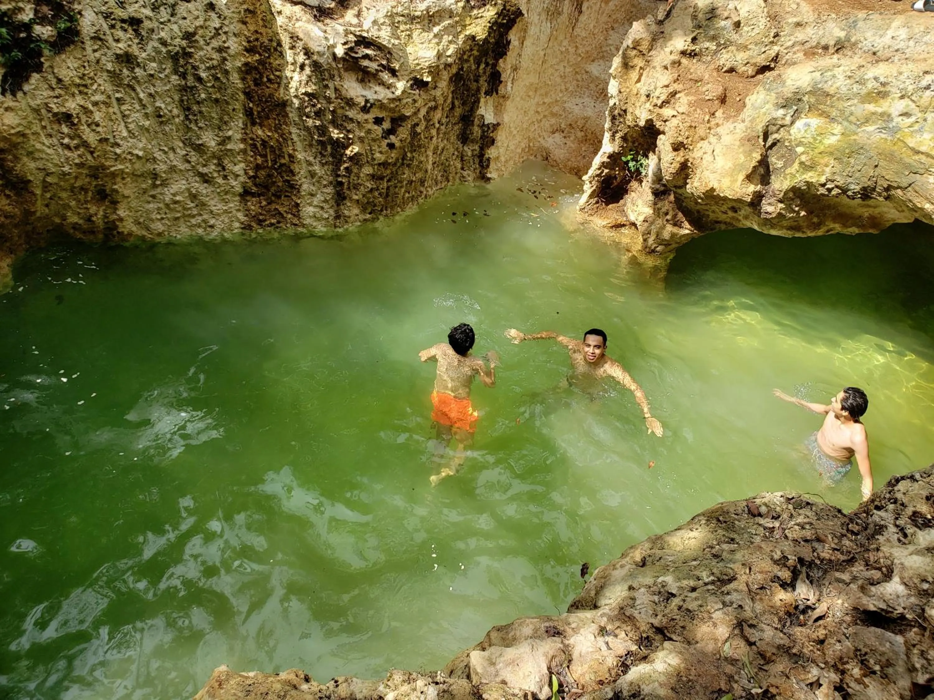 People in Aldea Maya-Ha Cabañas con cenotes