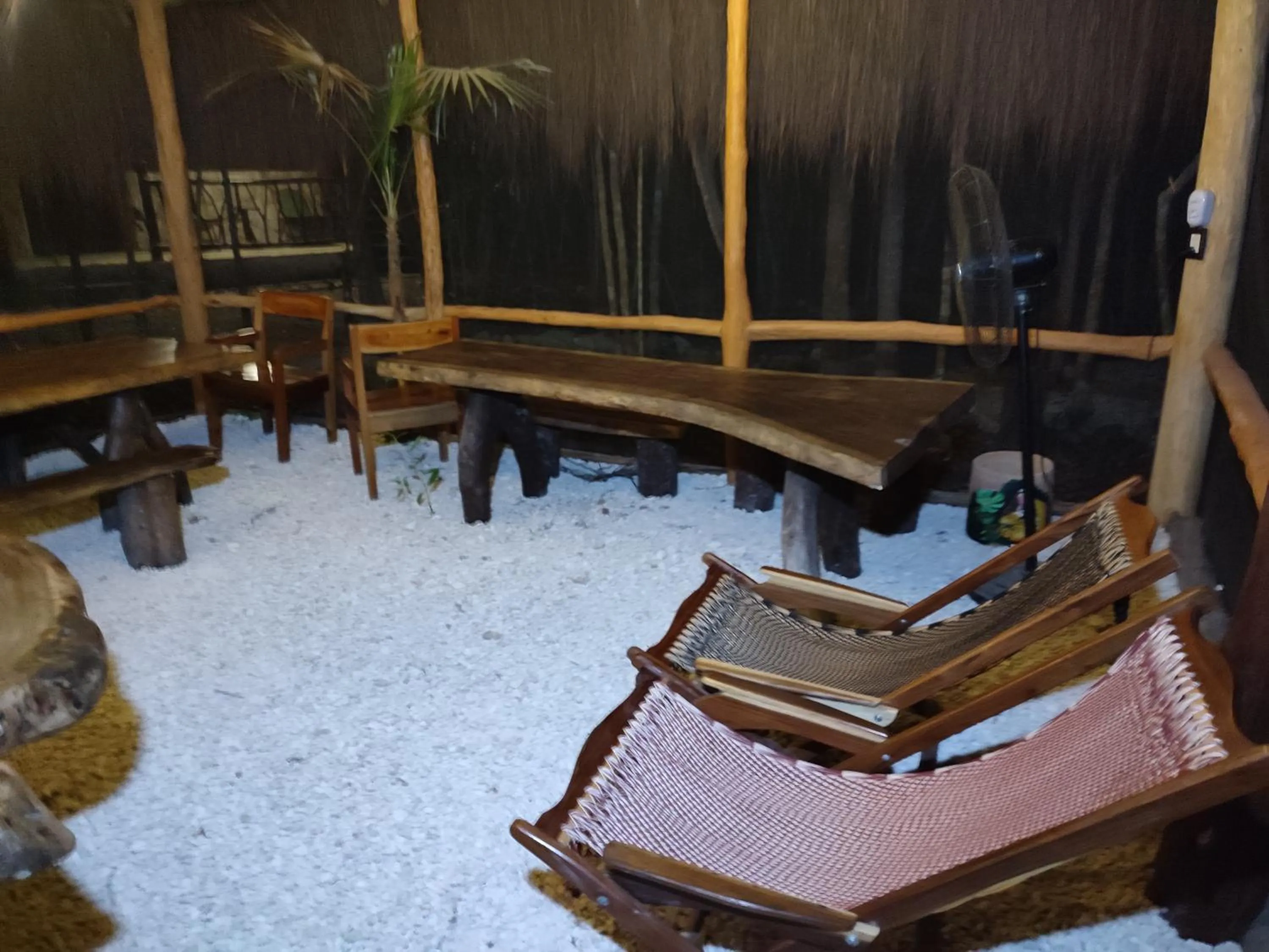 Patio in Aldea Maya-Ha Cabañas con cenotes