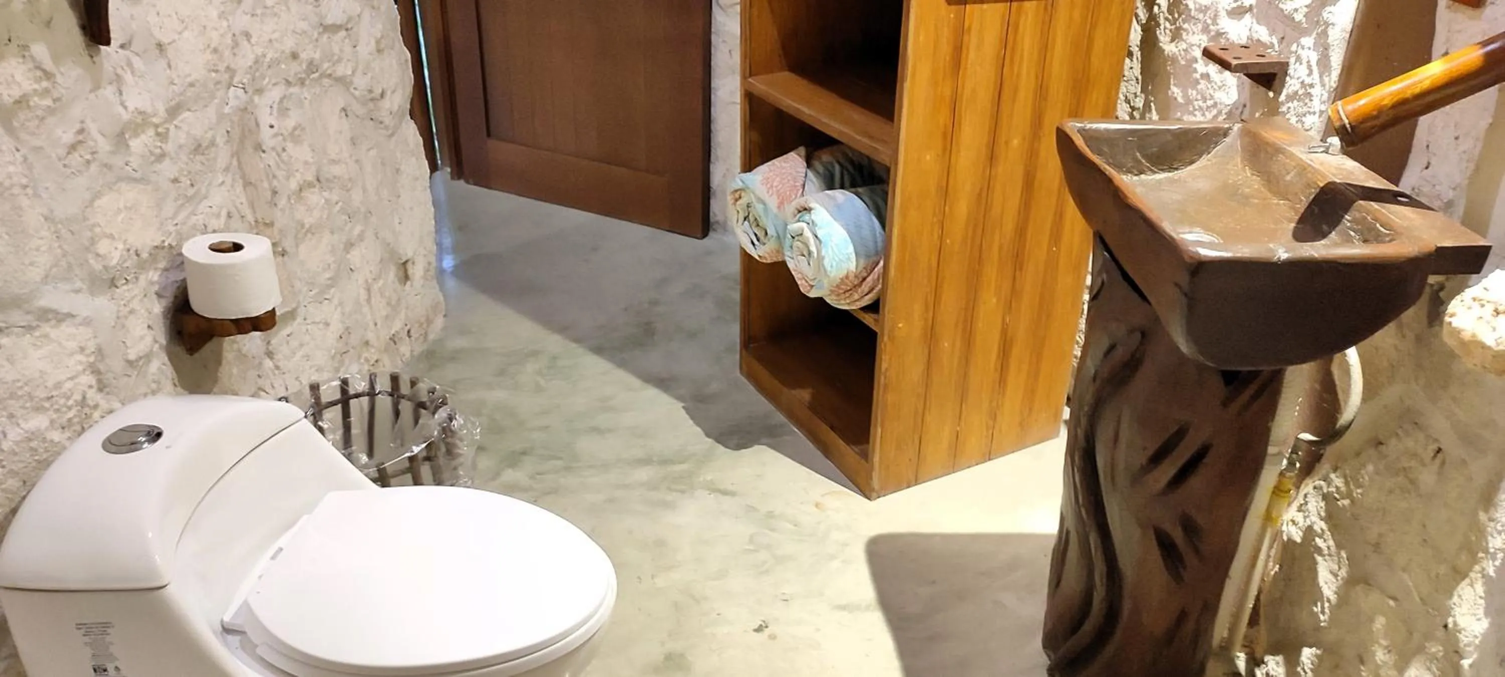 Toilet in Aldea Maya-Ha Cabañas con cenotes