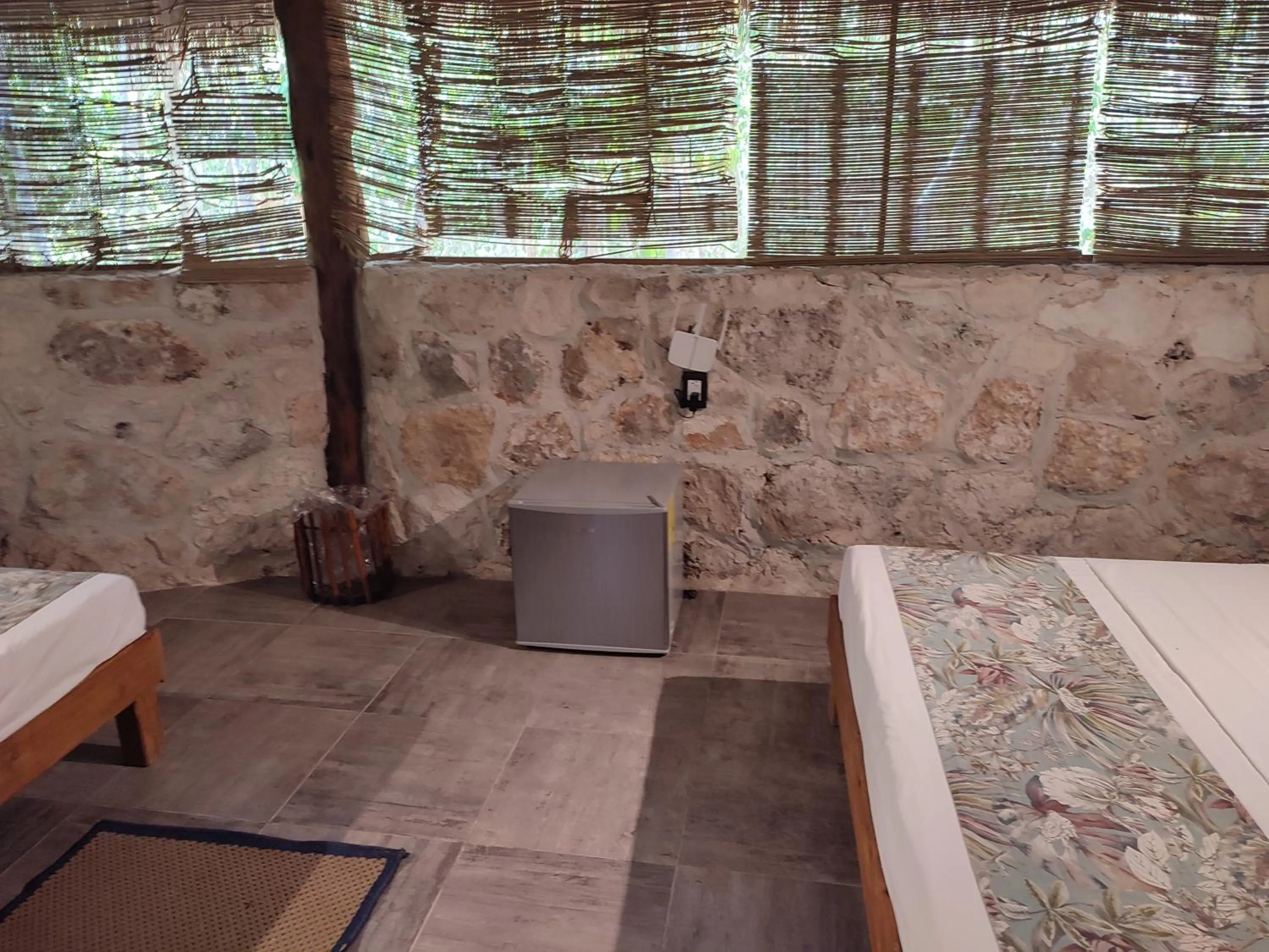 Bed in Aldea Maya-Ha Cabañas con cenotes