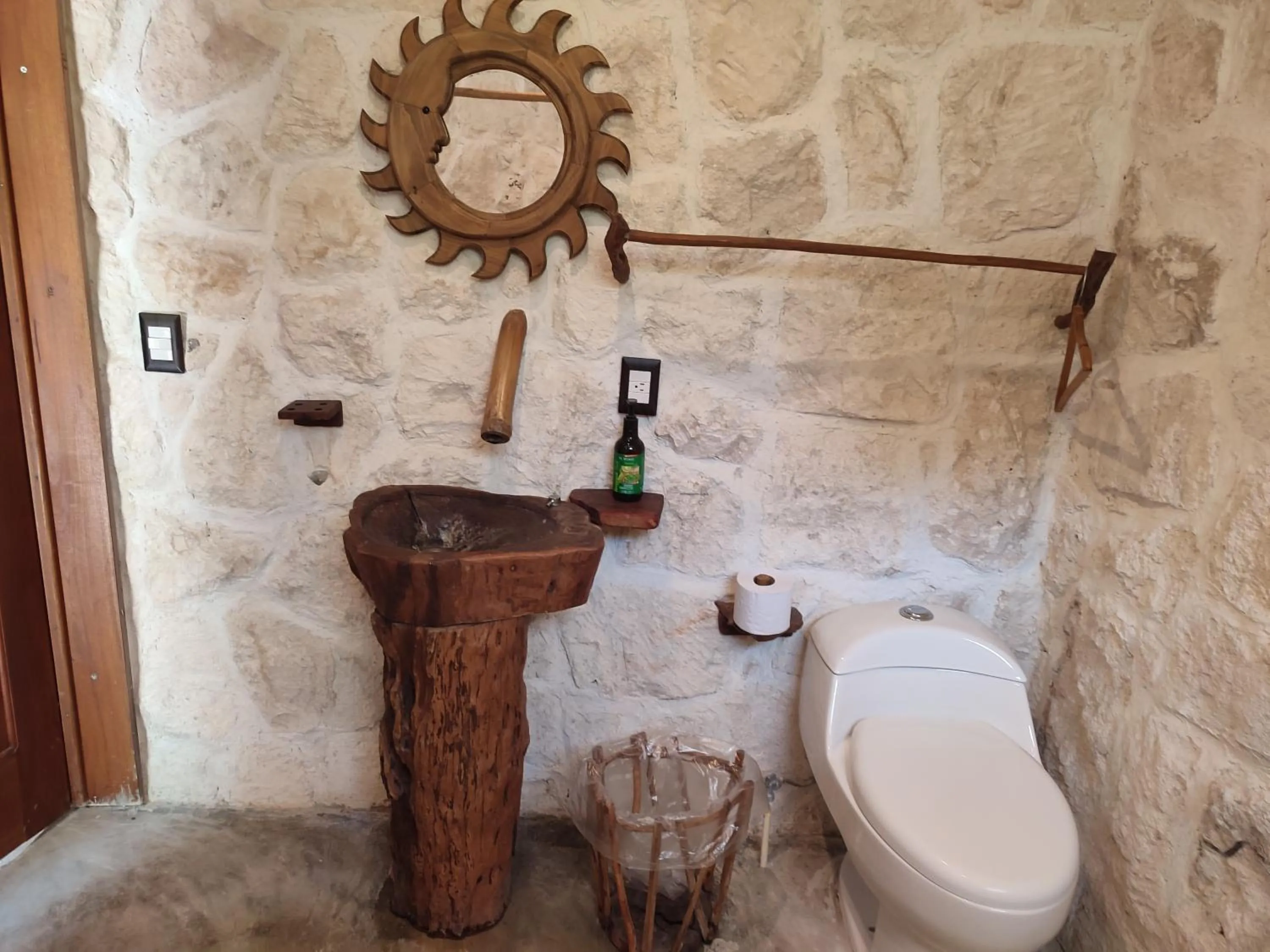 Toilet in Aldea Maya-Ha Cabañas con cenotes