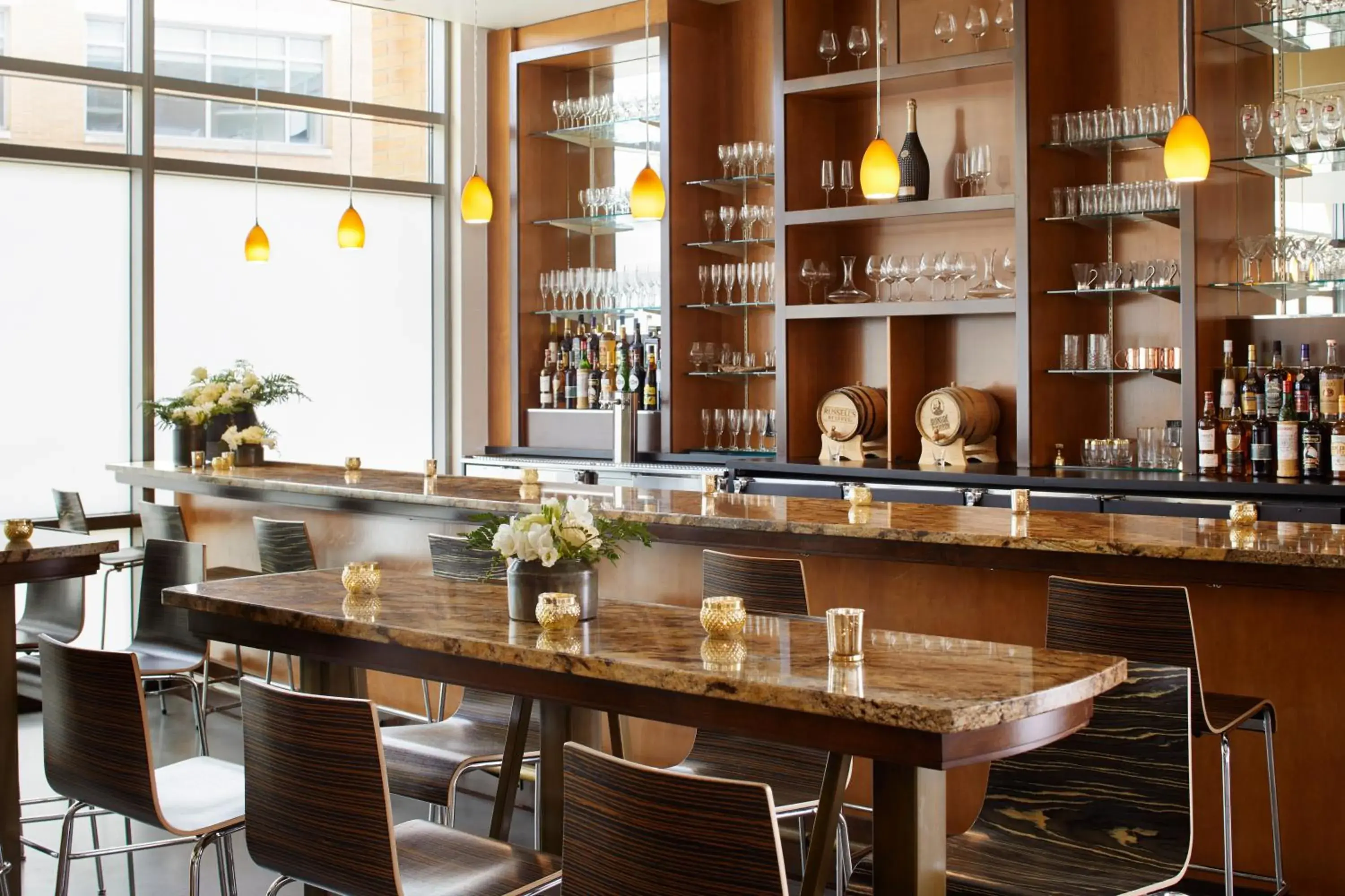 Lounge or bar in Pan Pacific Seattle Lounge or bar in Pan Pacific Seattle