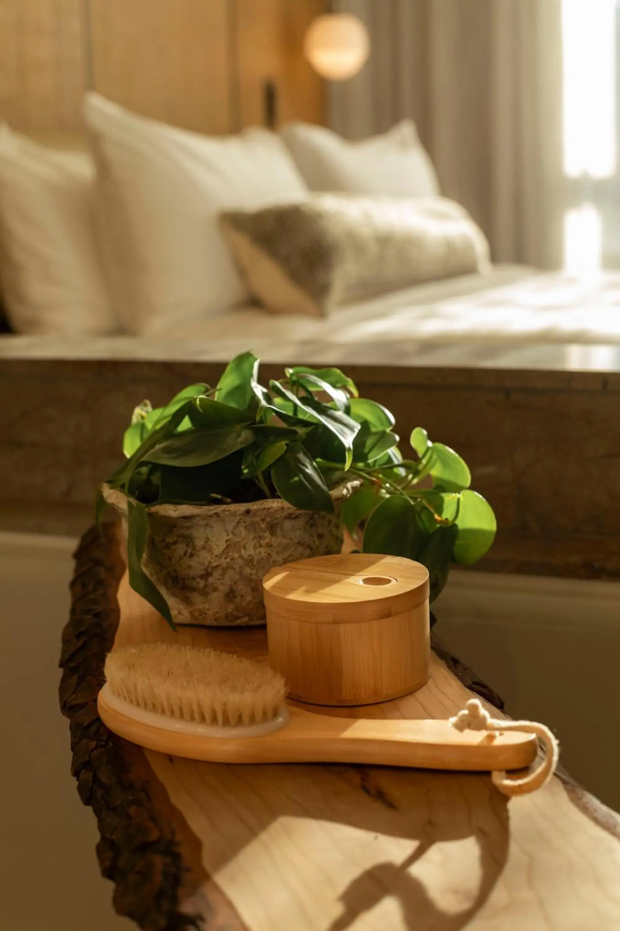 Decorative detail, Bed in 1 Hotel Seattle Decorative detail, Bed in 1 Hotel Seattle