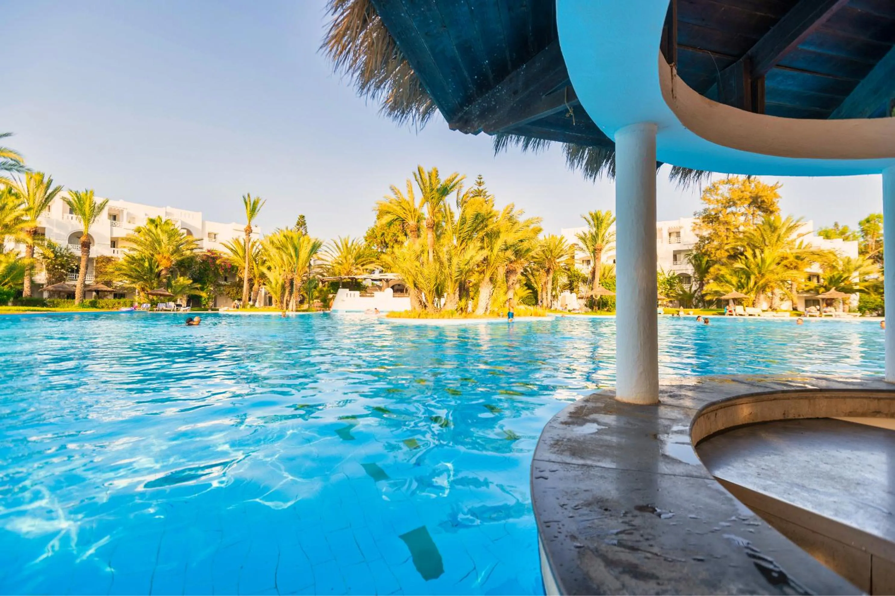 Swimming pool in Djerba Resort- Families and Couples Only