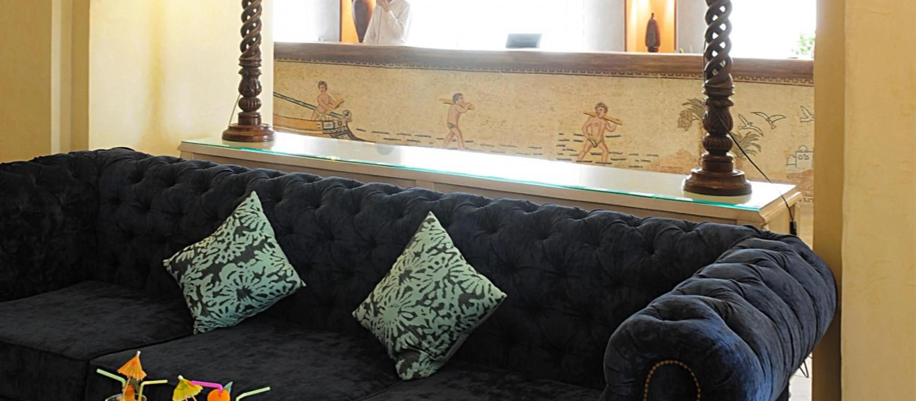 Seating area in Djerba Resort- Families and Couples Only