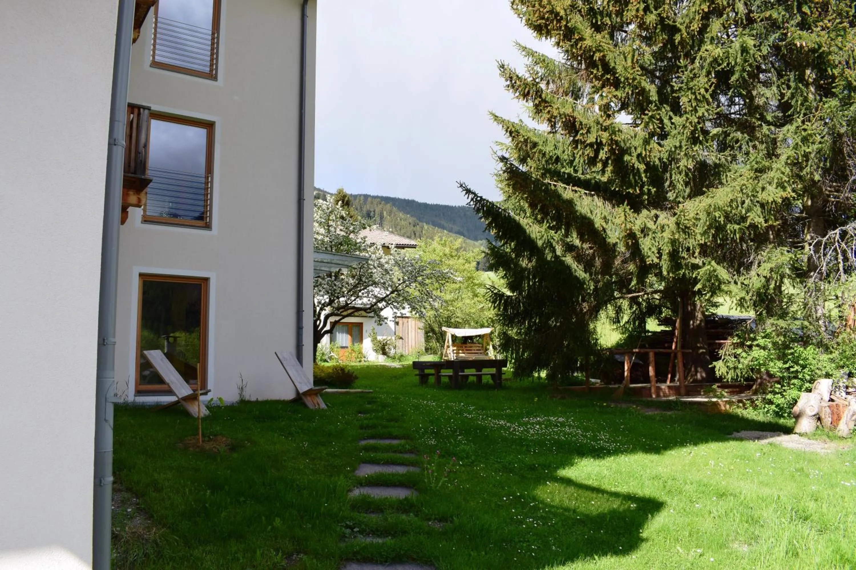 Balcony/Terrace in Garni Appartments Helvetia
