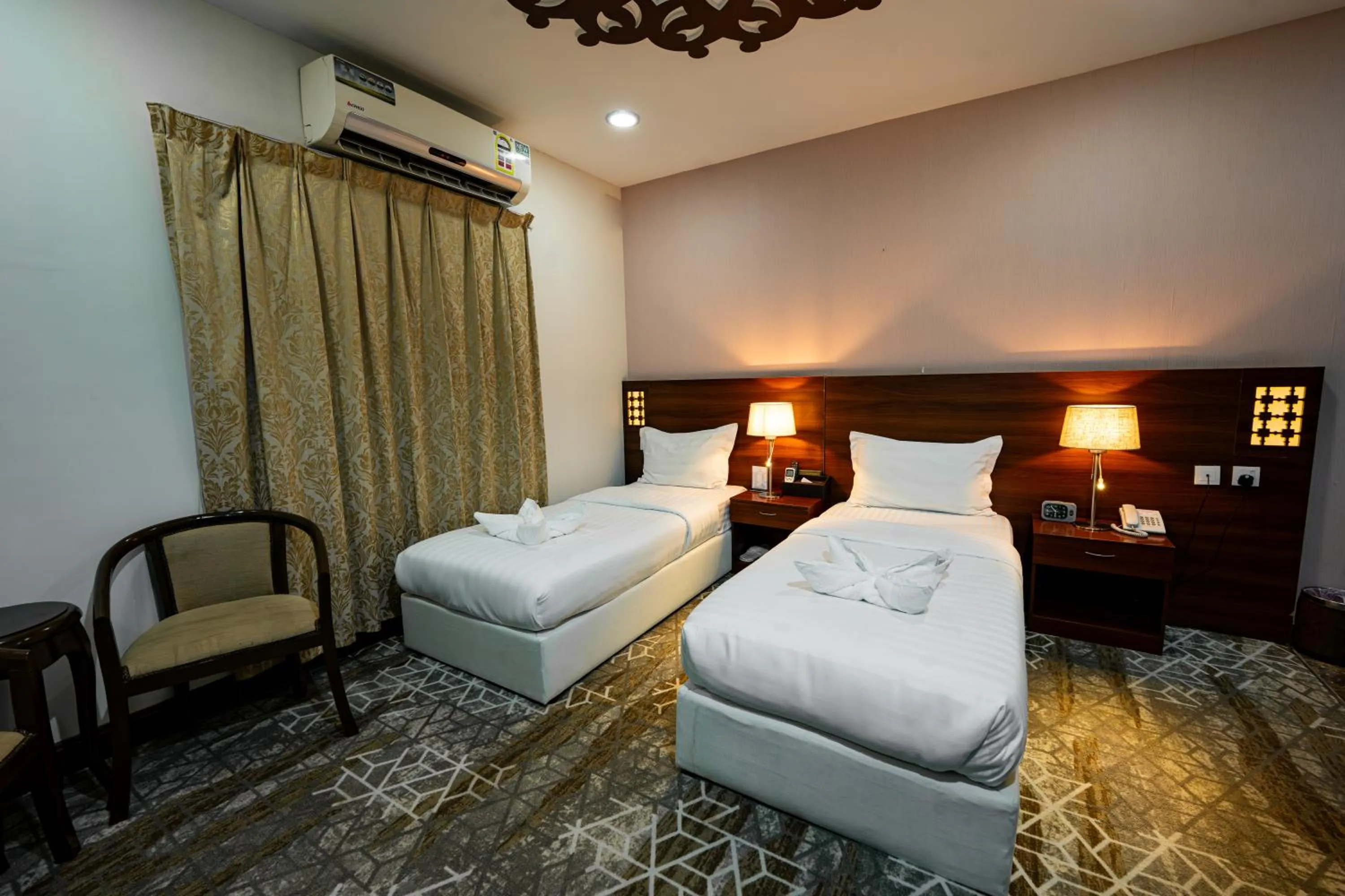 Bedroom, Bed in Rizq Palace Hotel Makkah