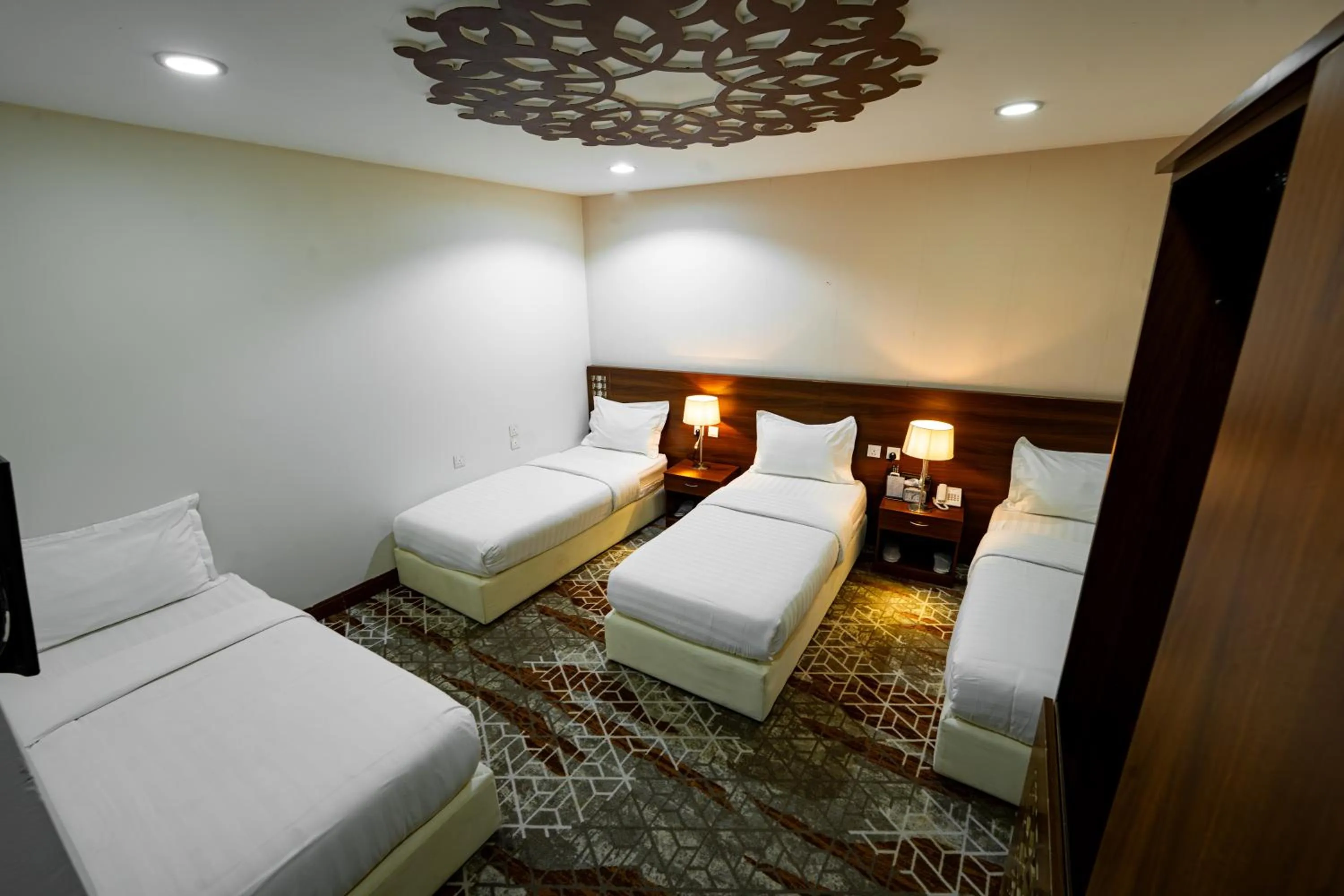 Bedroom, Bed in Rizq Palace Hotel Makkah