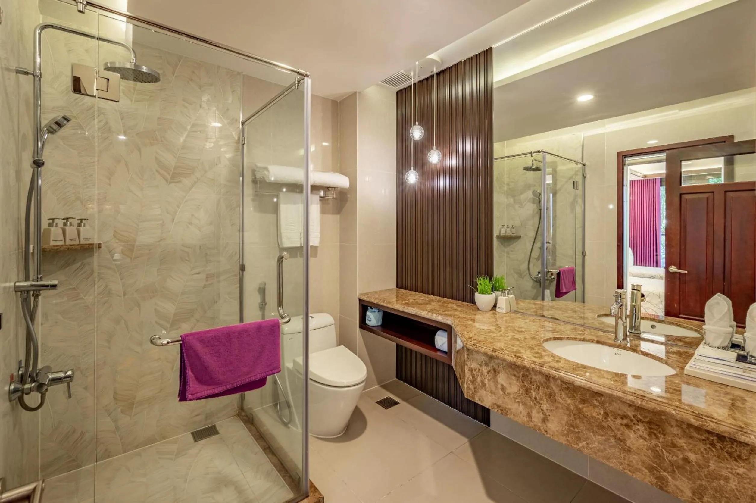 Shower in Carmelina Beach Resort Ho Tram