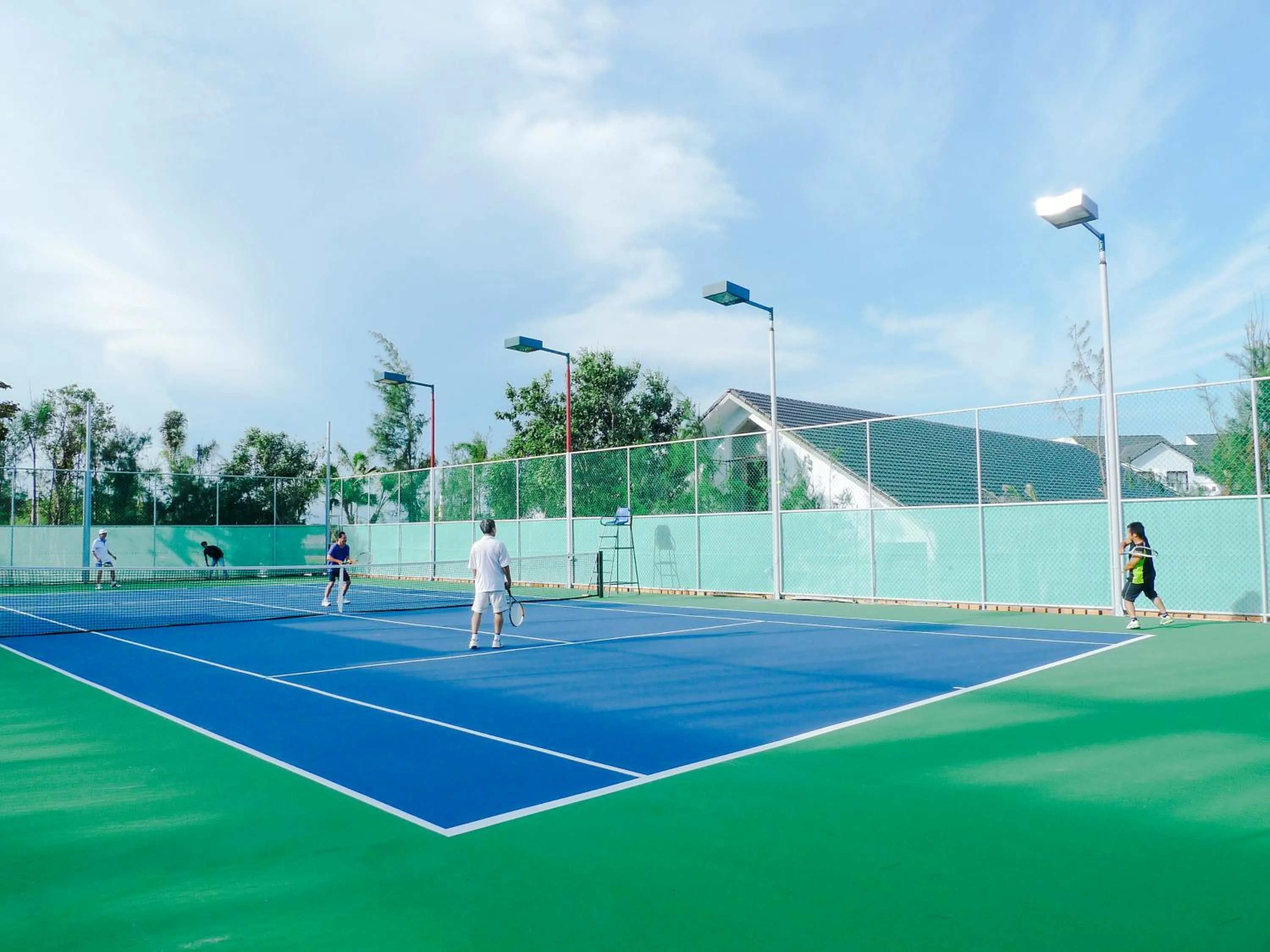 Tennis court in Carmelina Beach Resort Ho Tram