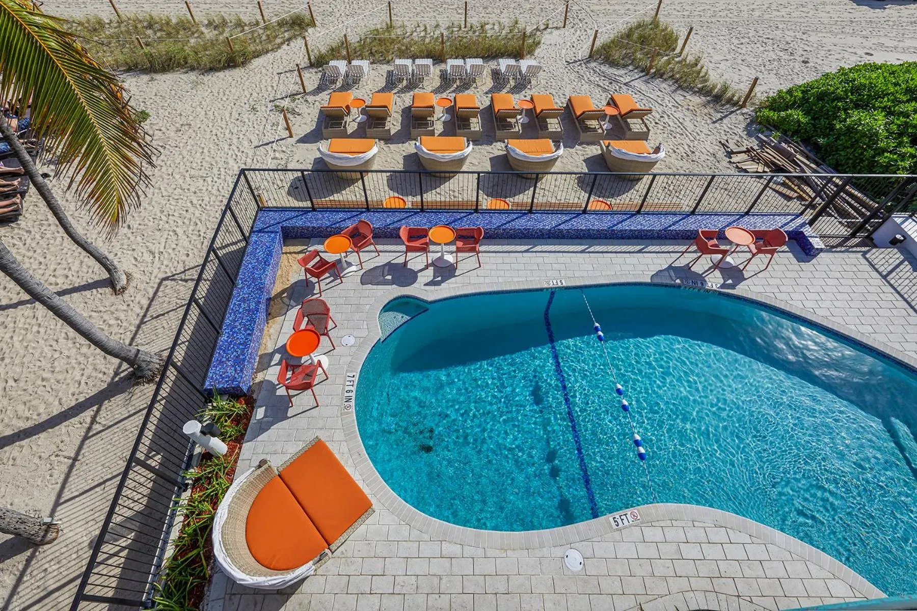 Swimming pool in Ocean Treasure Beachside Suites