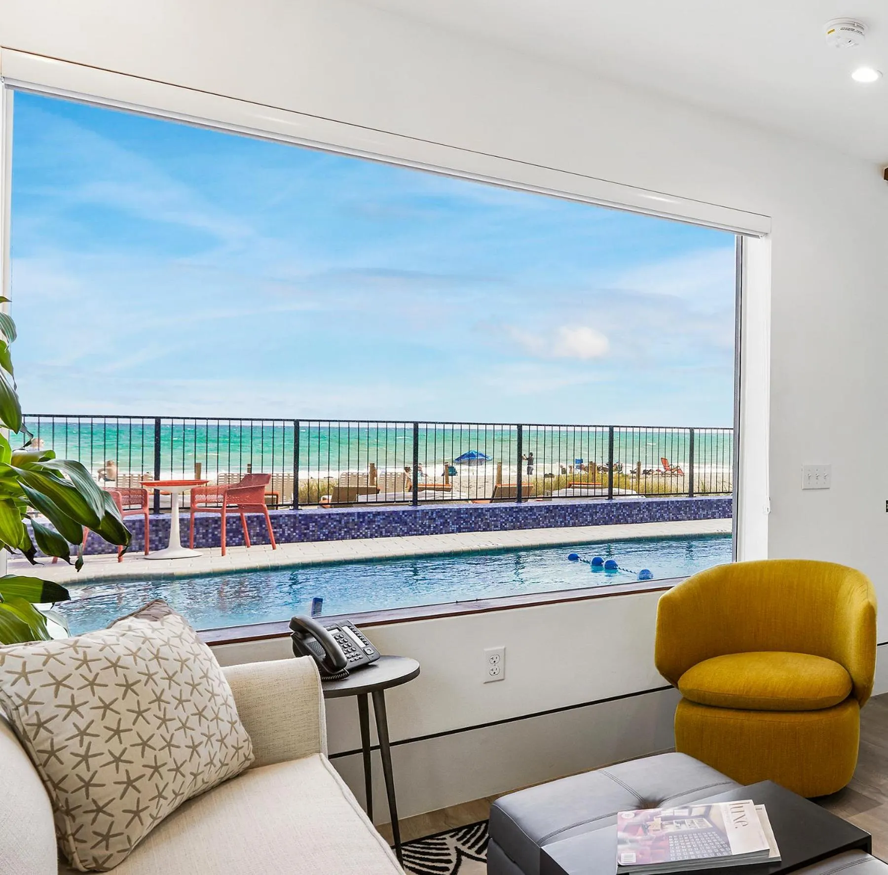 Pool view in Ocean Treasure Beachside Suites