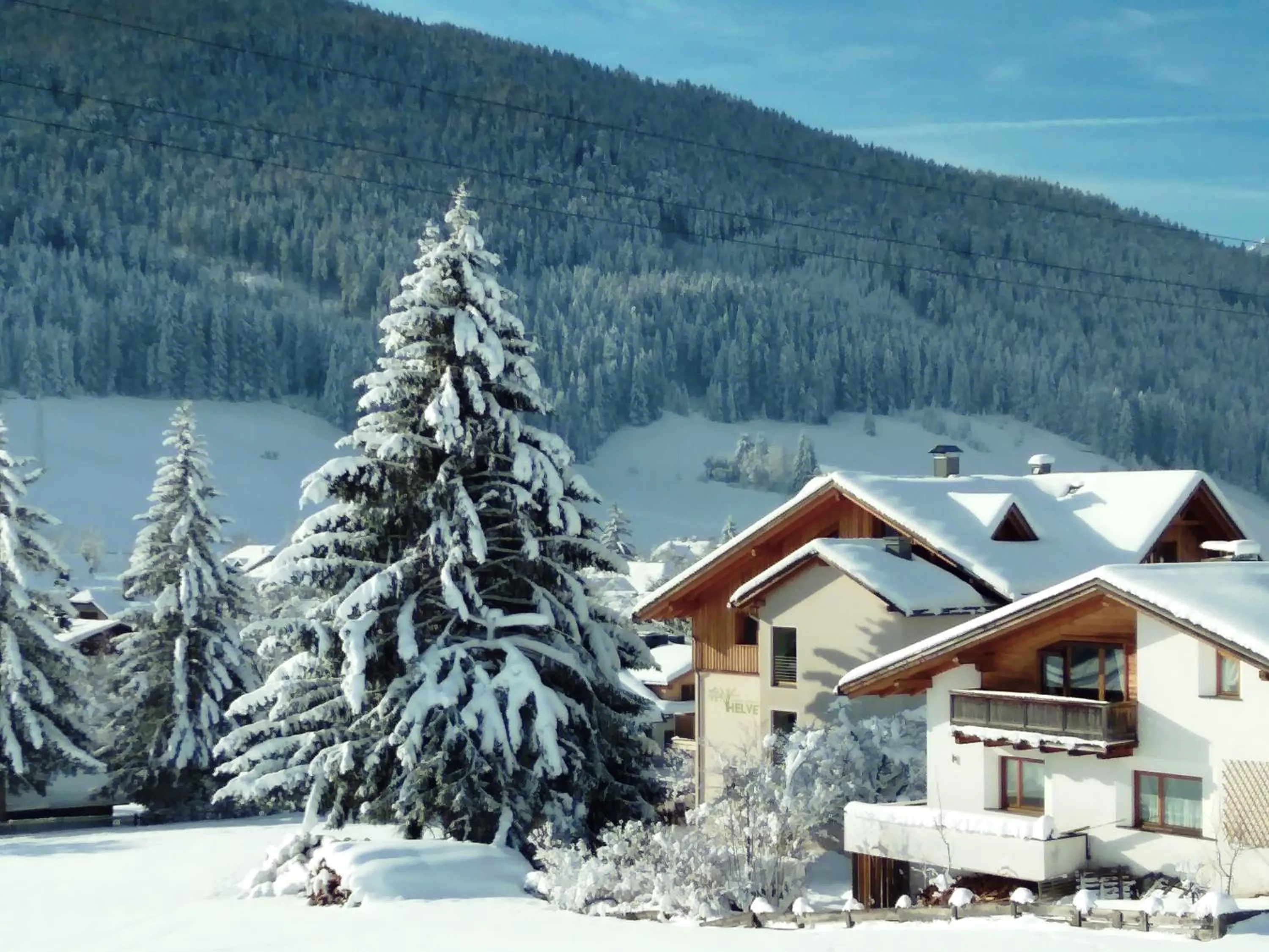 Mountain view in Appartments Helvetia