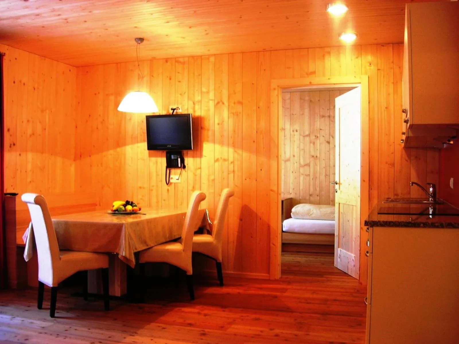 Dining area, Bed in Appartments Helvetia