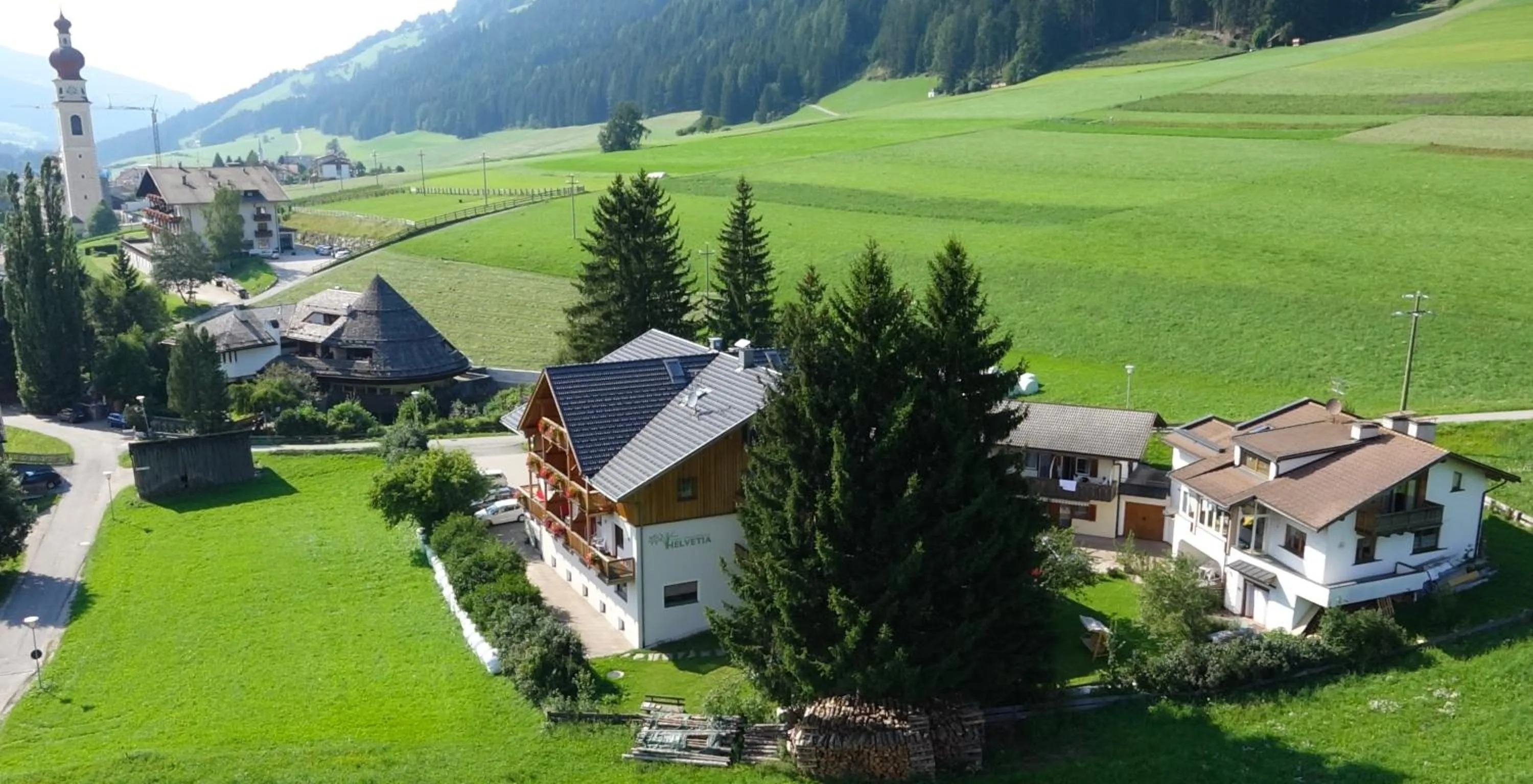 Bird's eye view in Appartments Helvetia