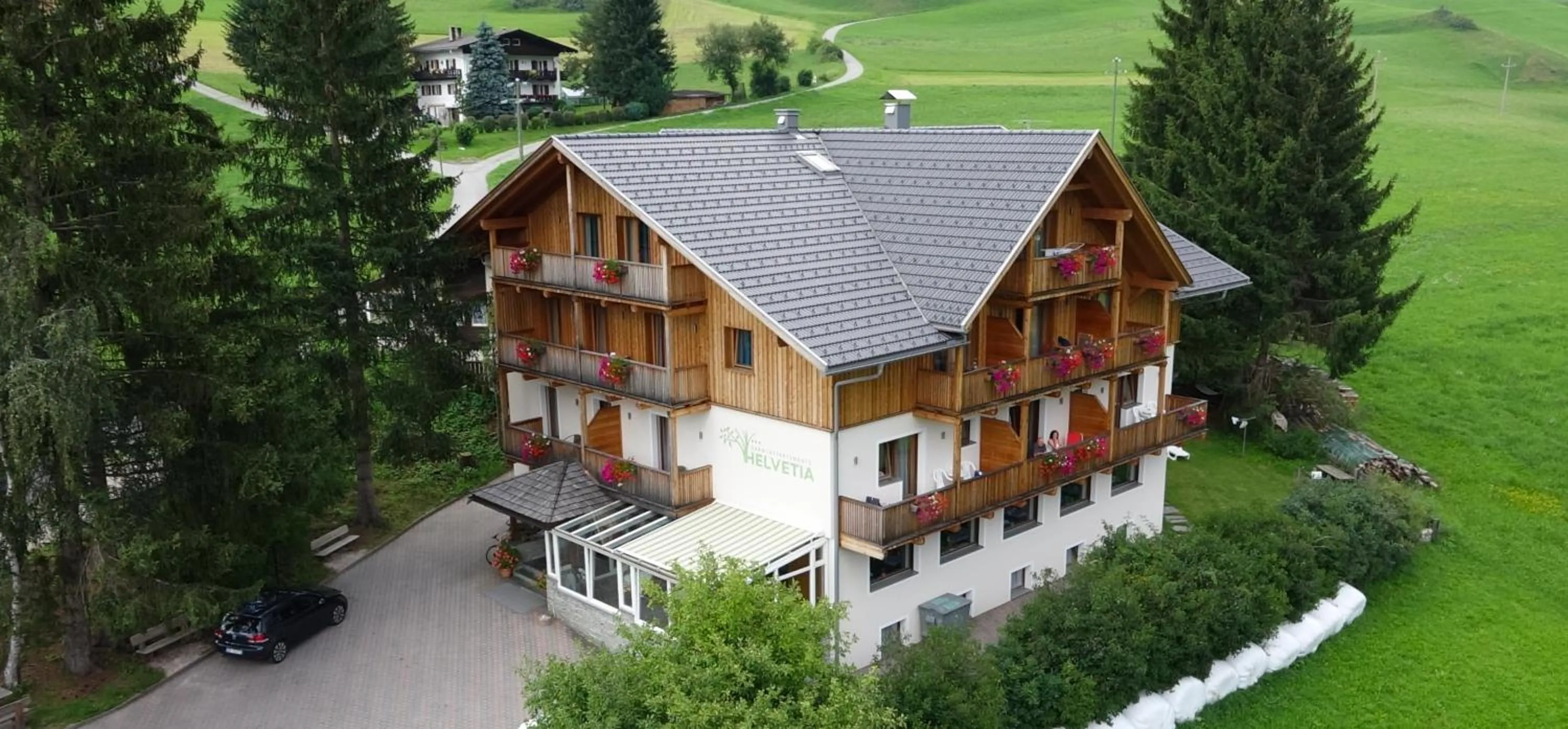 Bird's eye view in Appartments Helvetia