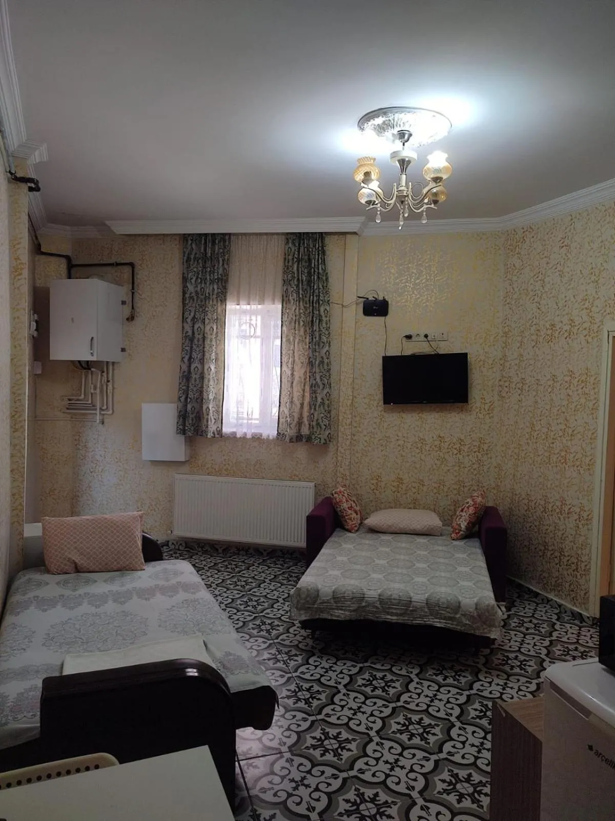 Bed in Old City Pansiyon