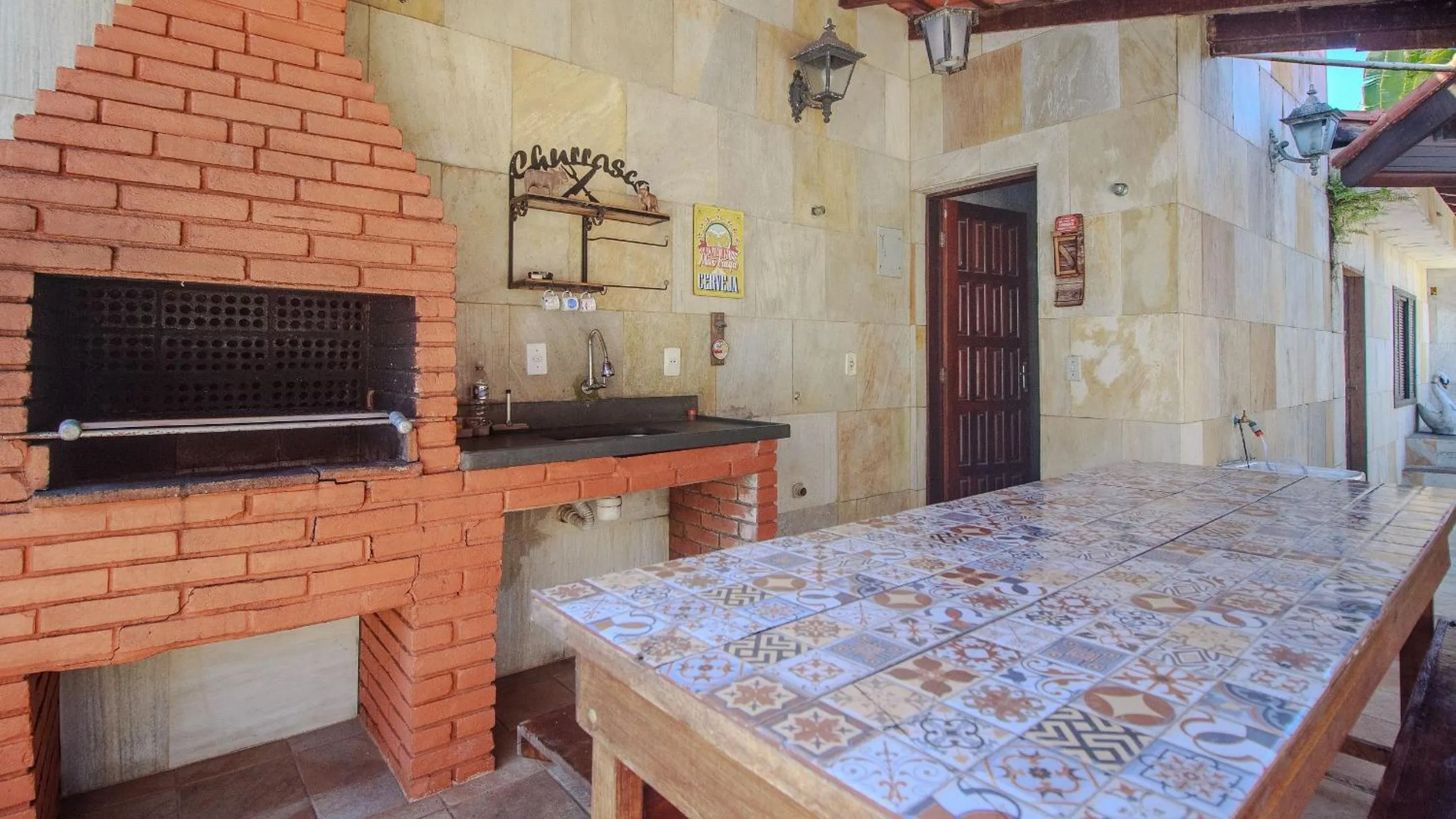 BBQ facilities, Bed in Piscina Aquecida , SPA, Bilhar, Ar Cond, Wi-Fi