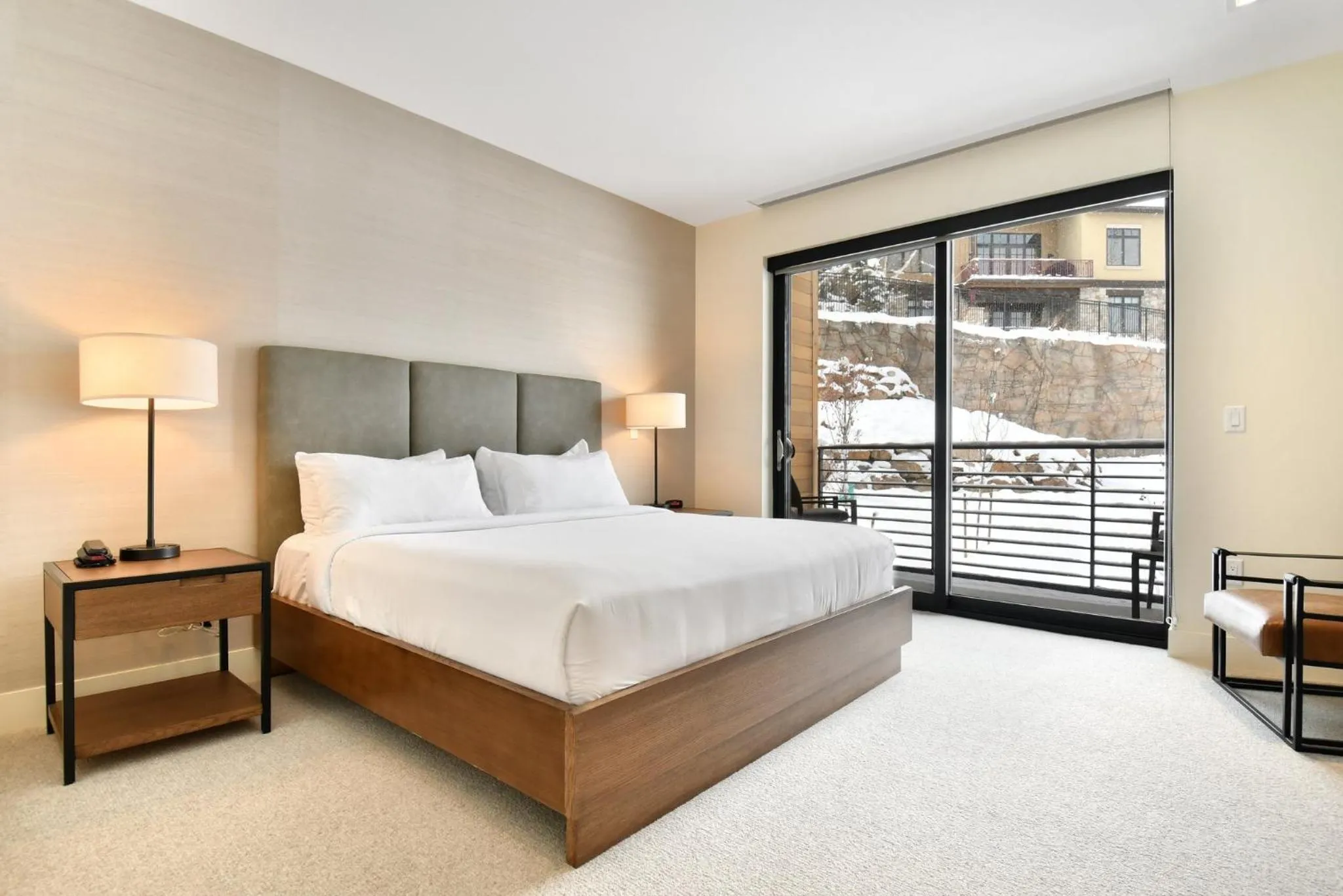 Bedroom, Bed in Lift Park City Condominiums