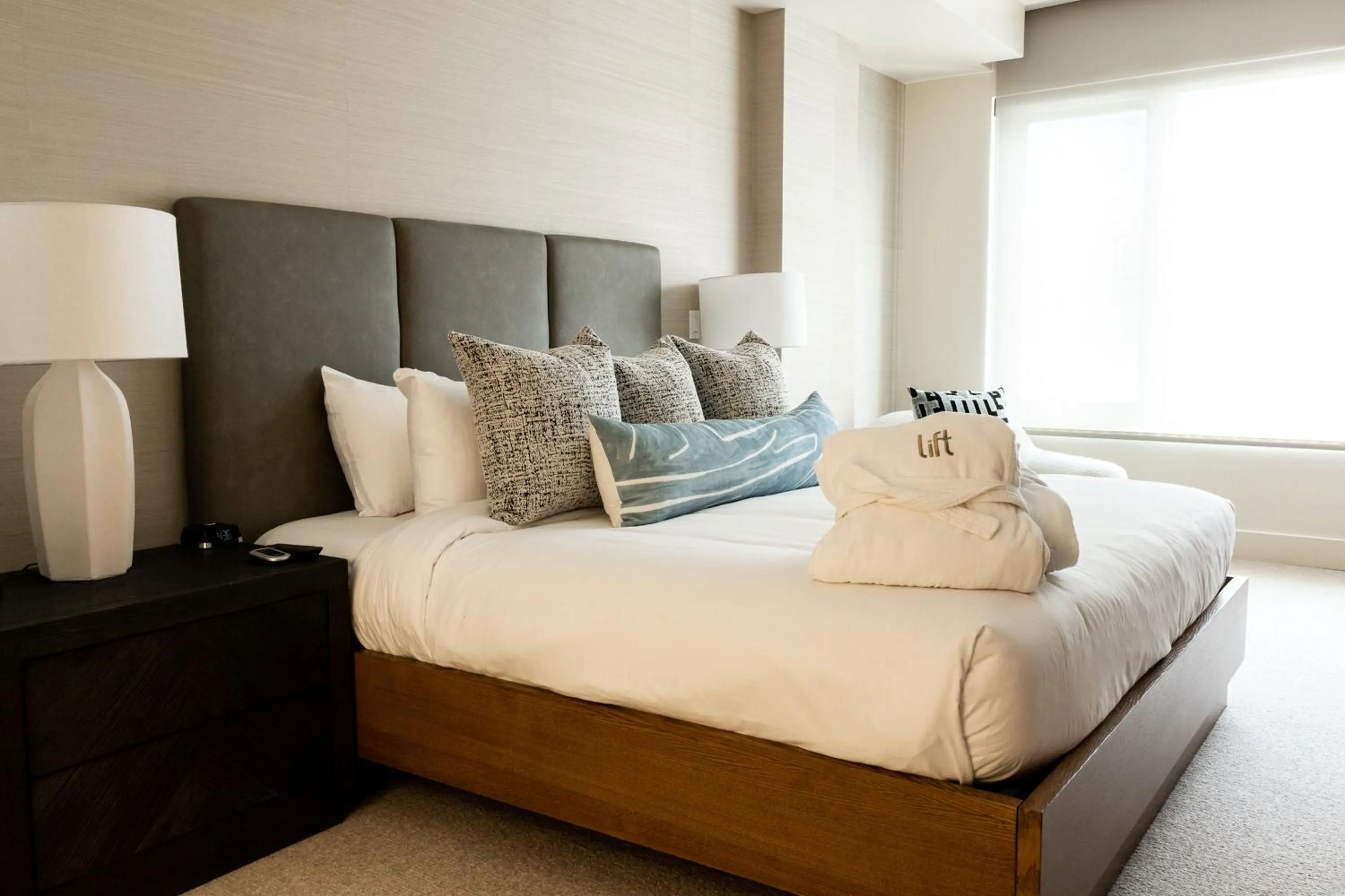 Bedroom, Bed in Lift Park City Condominiums