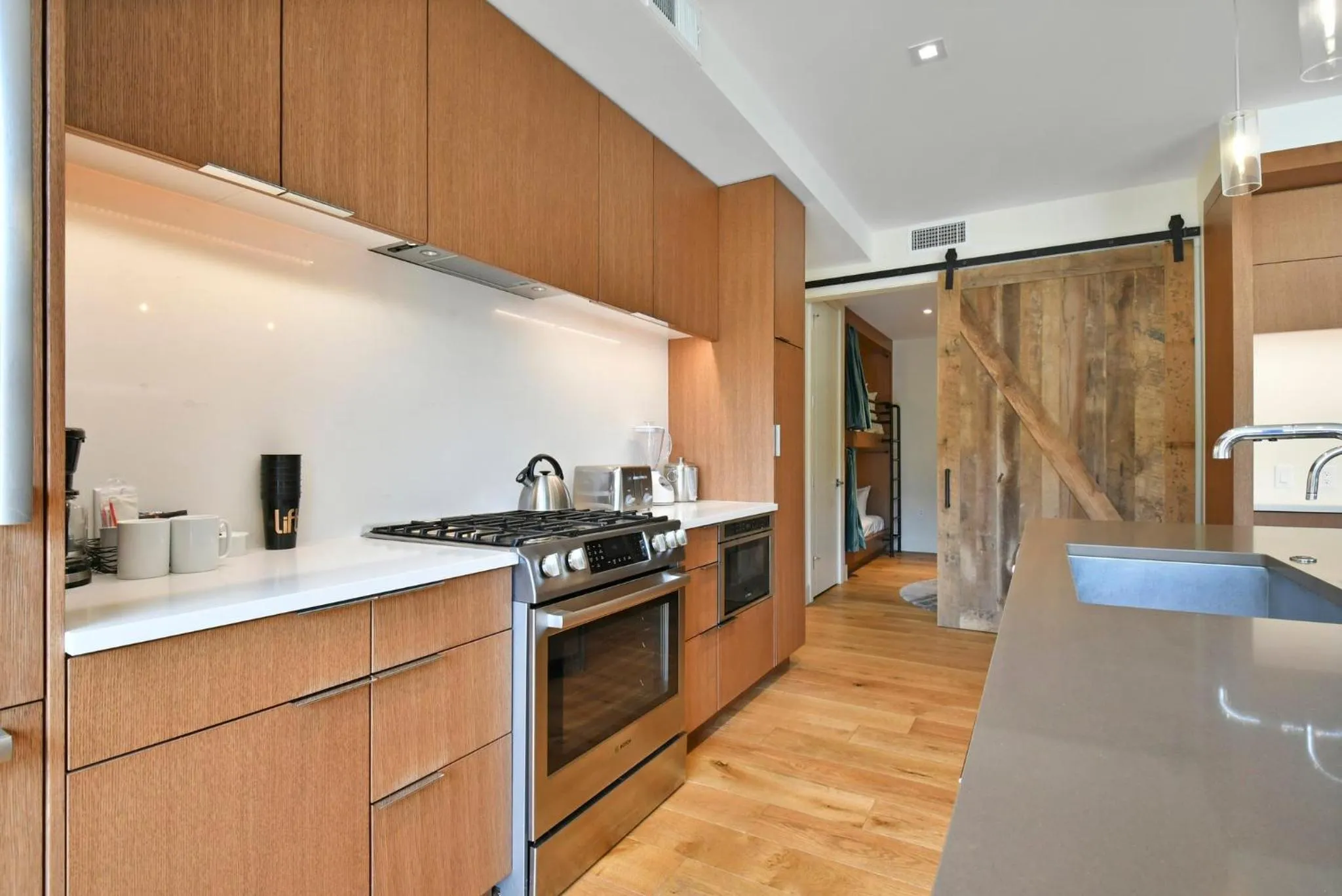 Kitchen or kitchenette in Lift Park City Condominiums