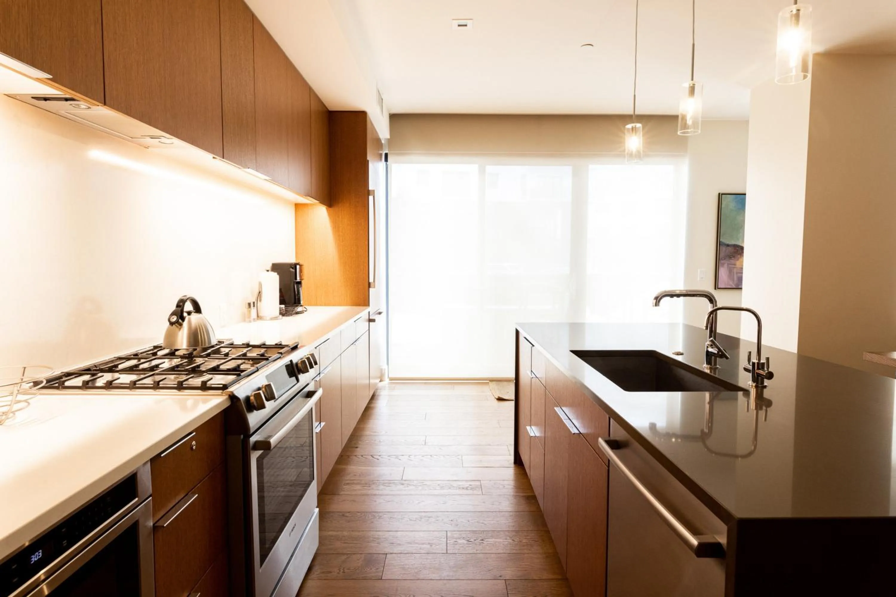 Kitchen or kitchenette in Lift Park City Condominiums