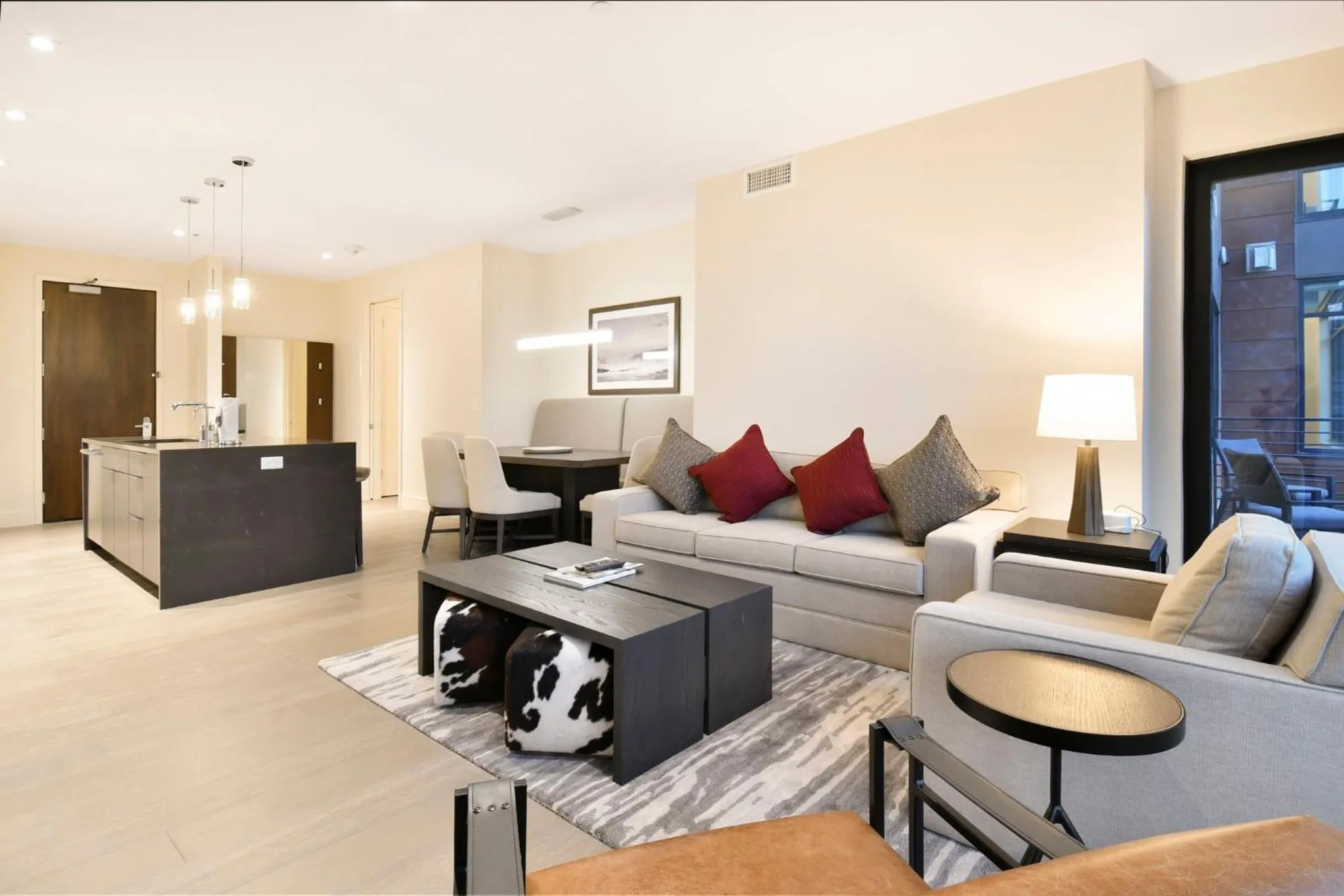 Living room in Lift Park City Condominiums