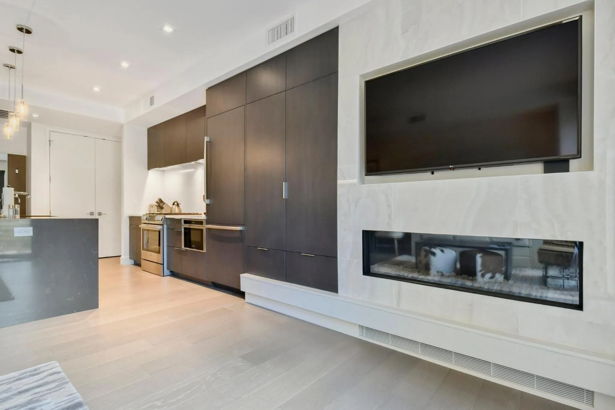 Living room in Lift Park City Condominiums