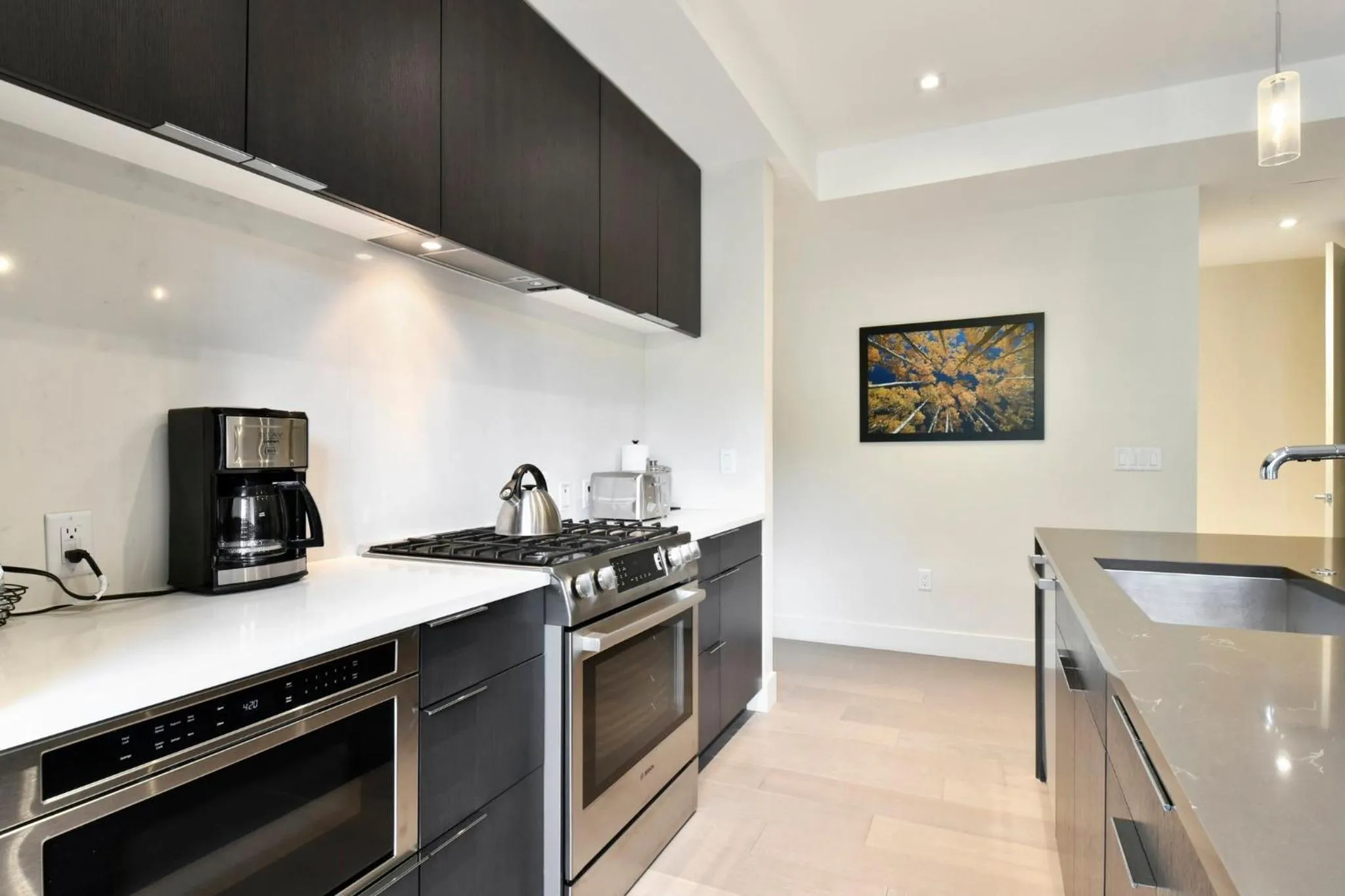 Kitchen or kitchenette in Lift Park City Condominiums