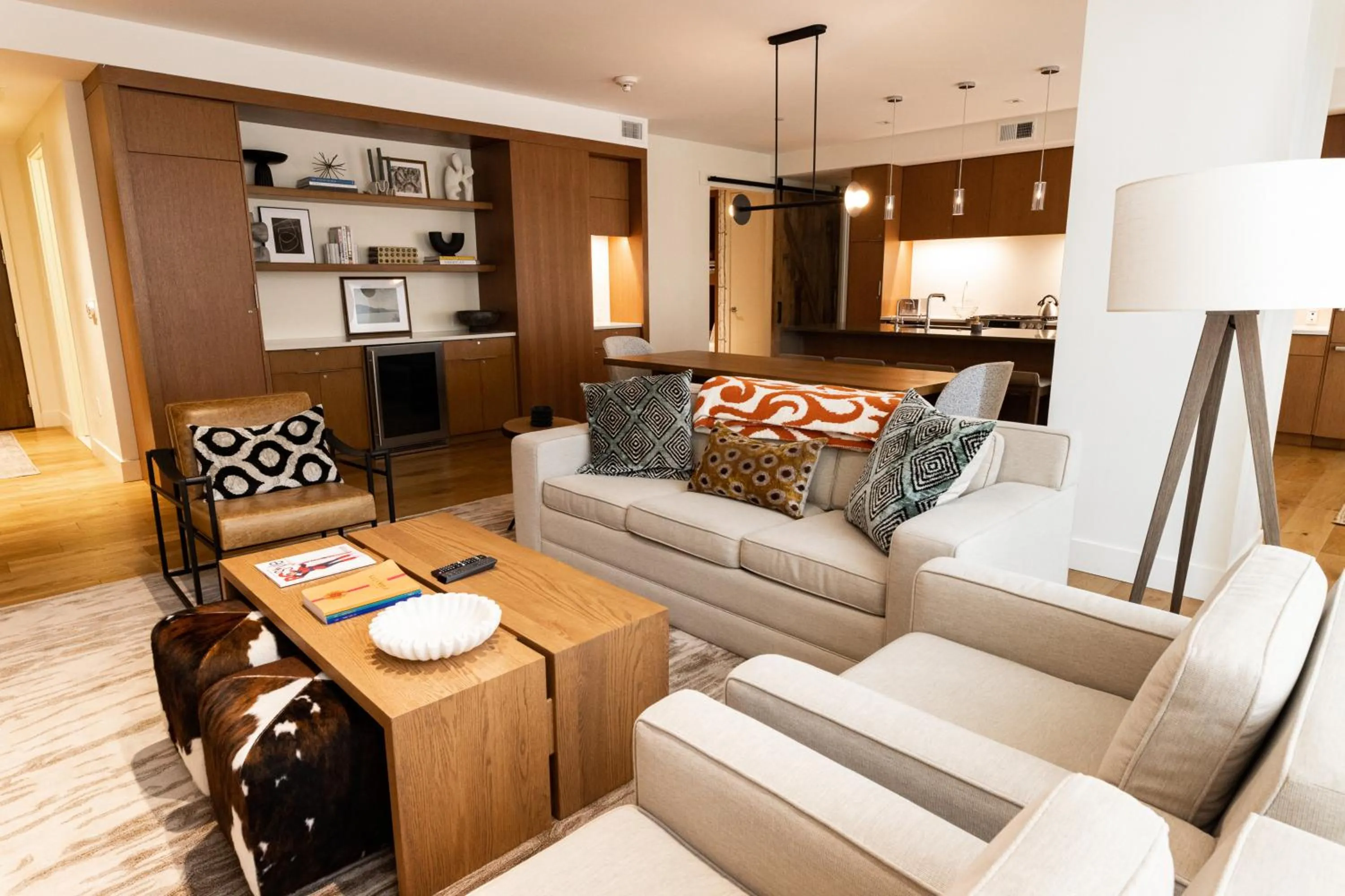 Living room in Lift Park City Condominiums