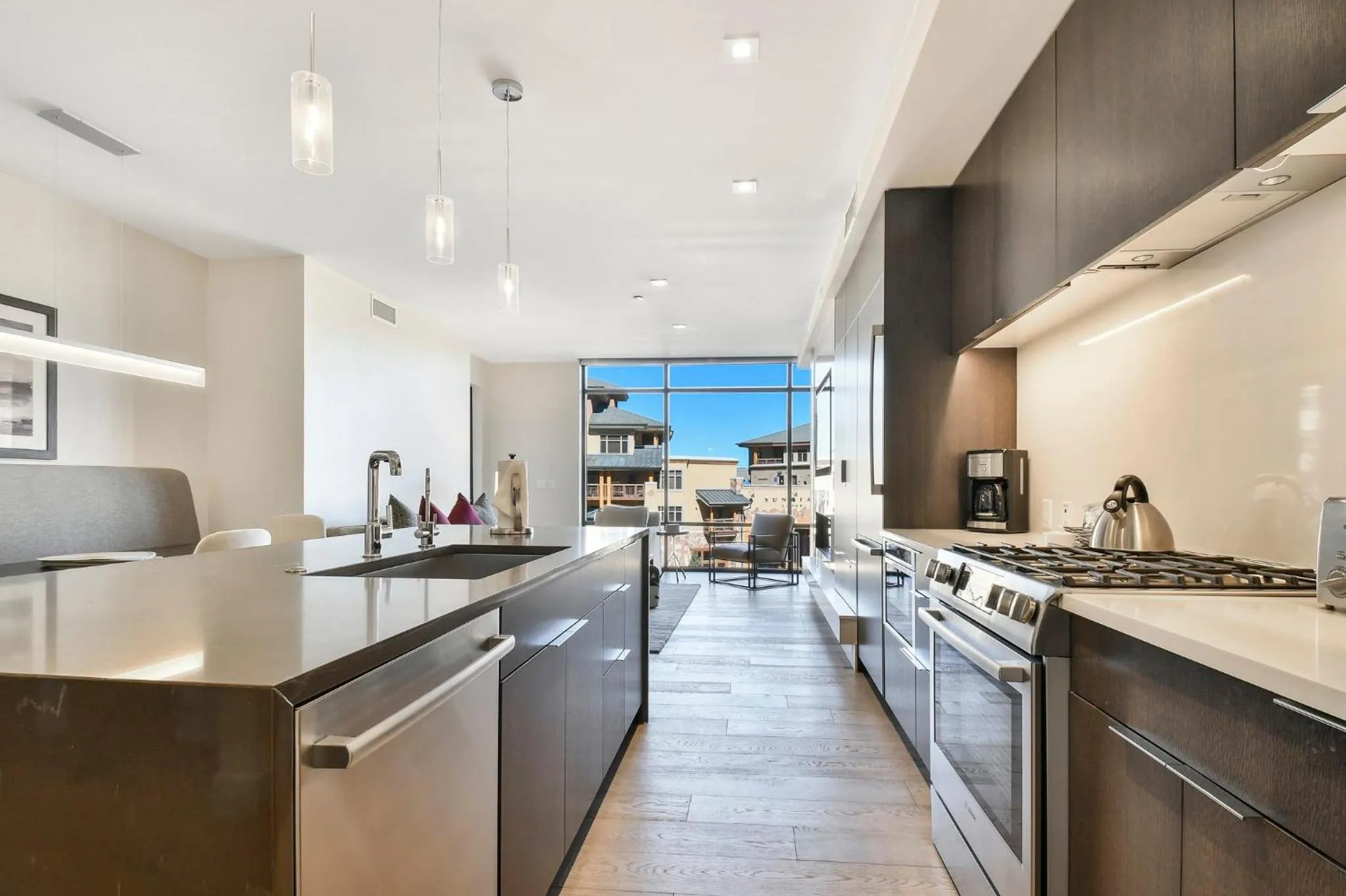 Kitchen or kitchenette in Lift Park City Condominiums
