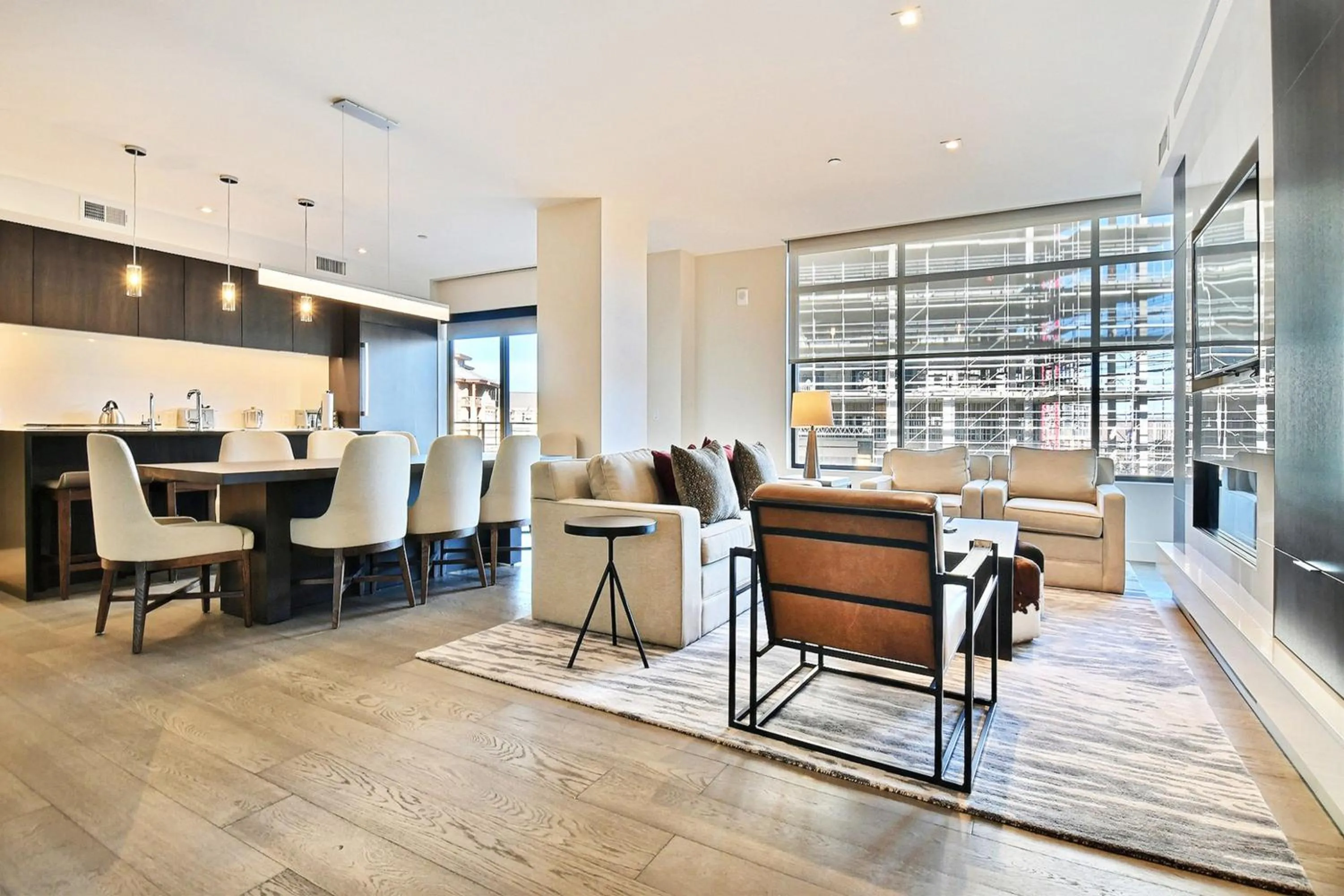 Living room in Lift Park City Condominiums