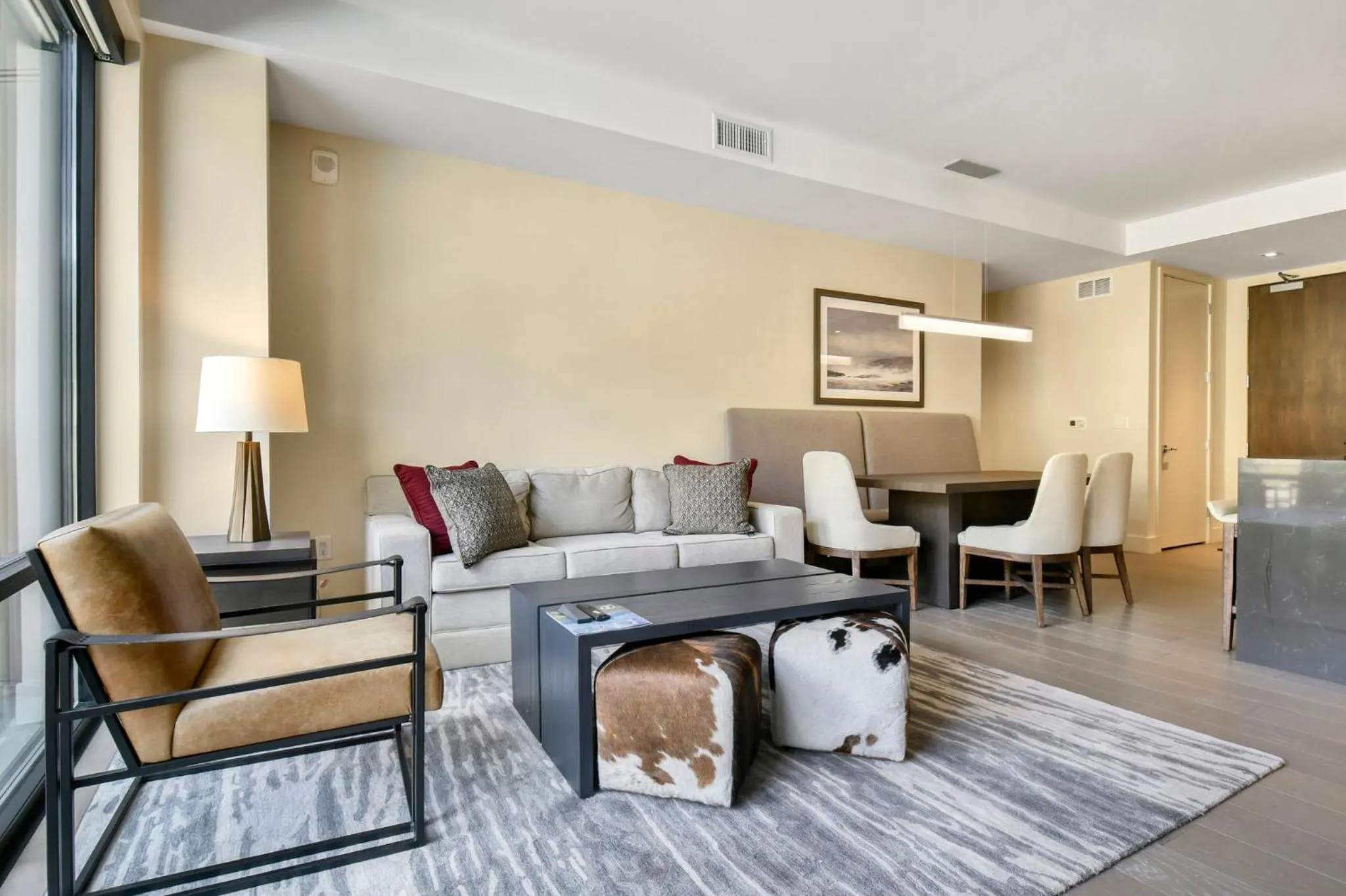 Living room in Lift Park City Condominiums