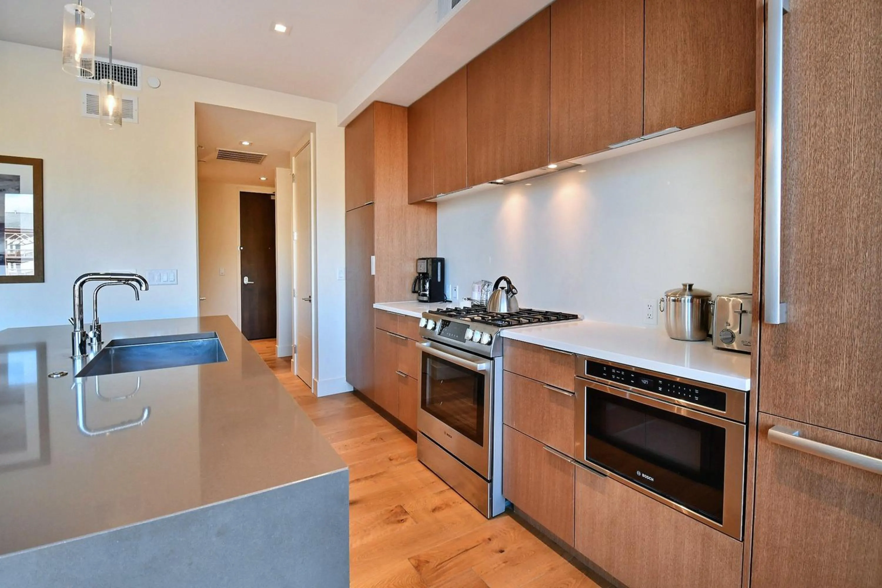 Kitchen or kitchenette in Lift Park City Condominiums