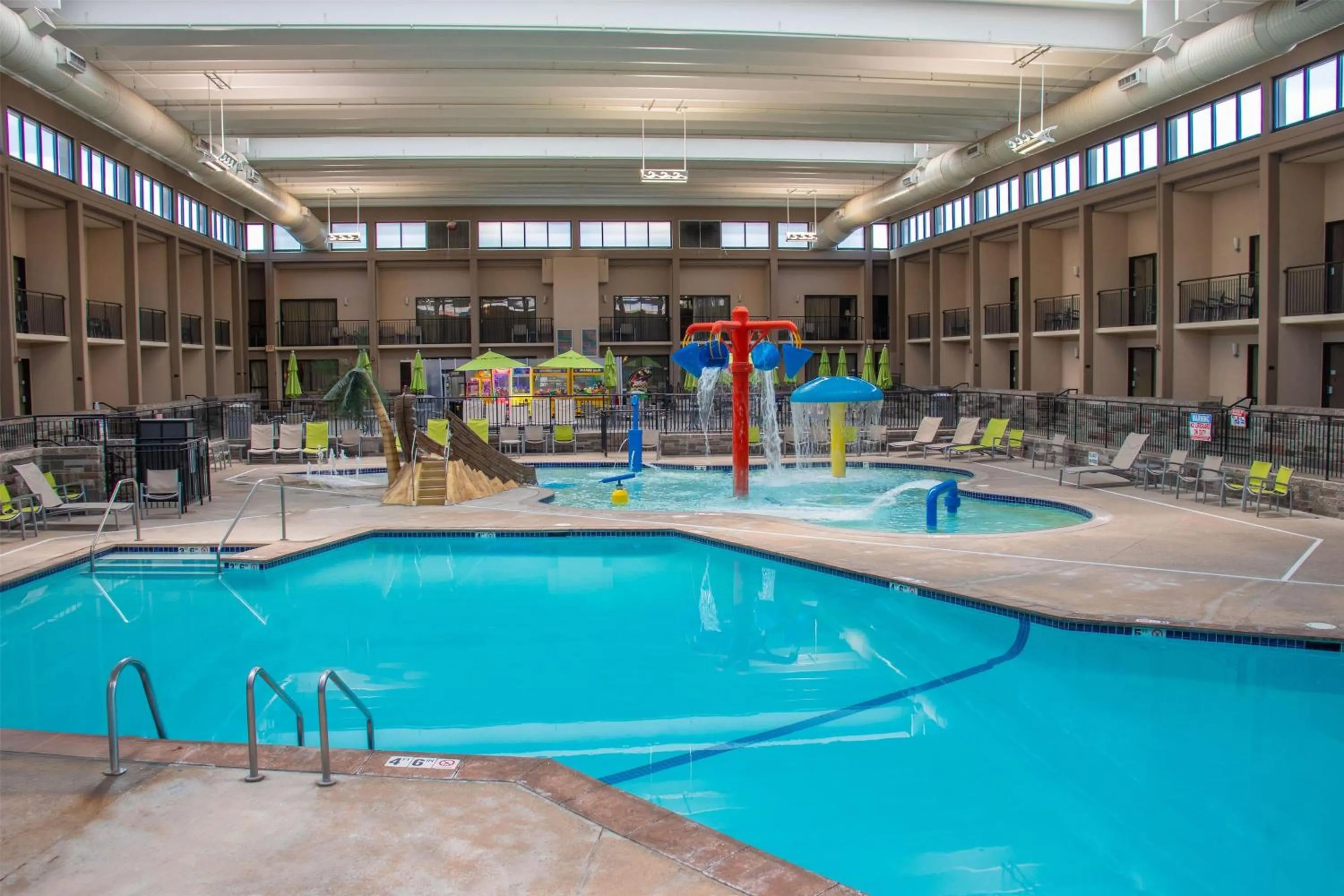 Pool view in Wyndham Bloomington - Mall of America