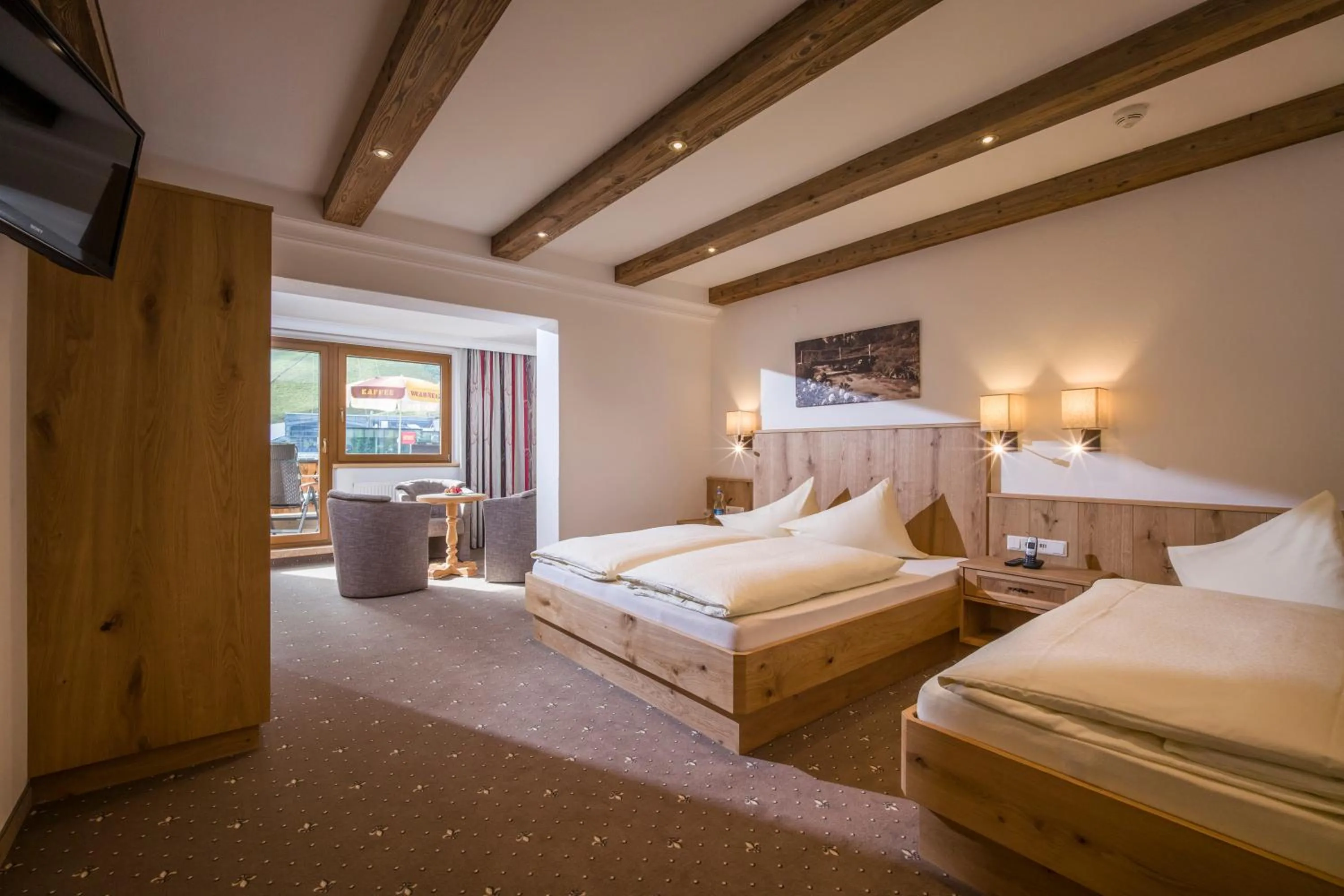 Bedroom, Bed in Hotel Garni Klocker
