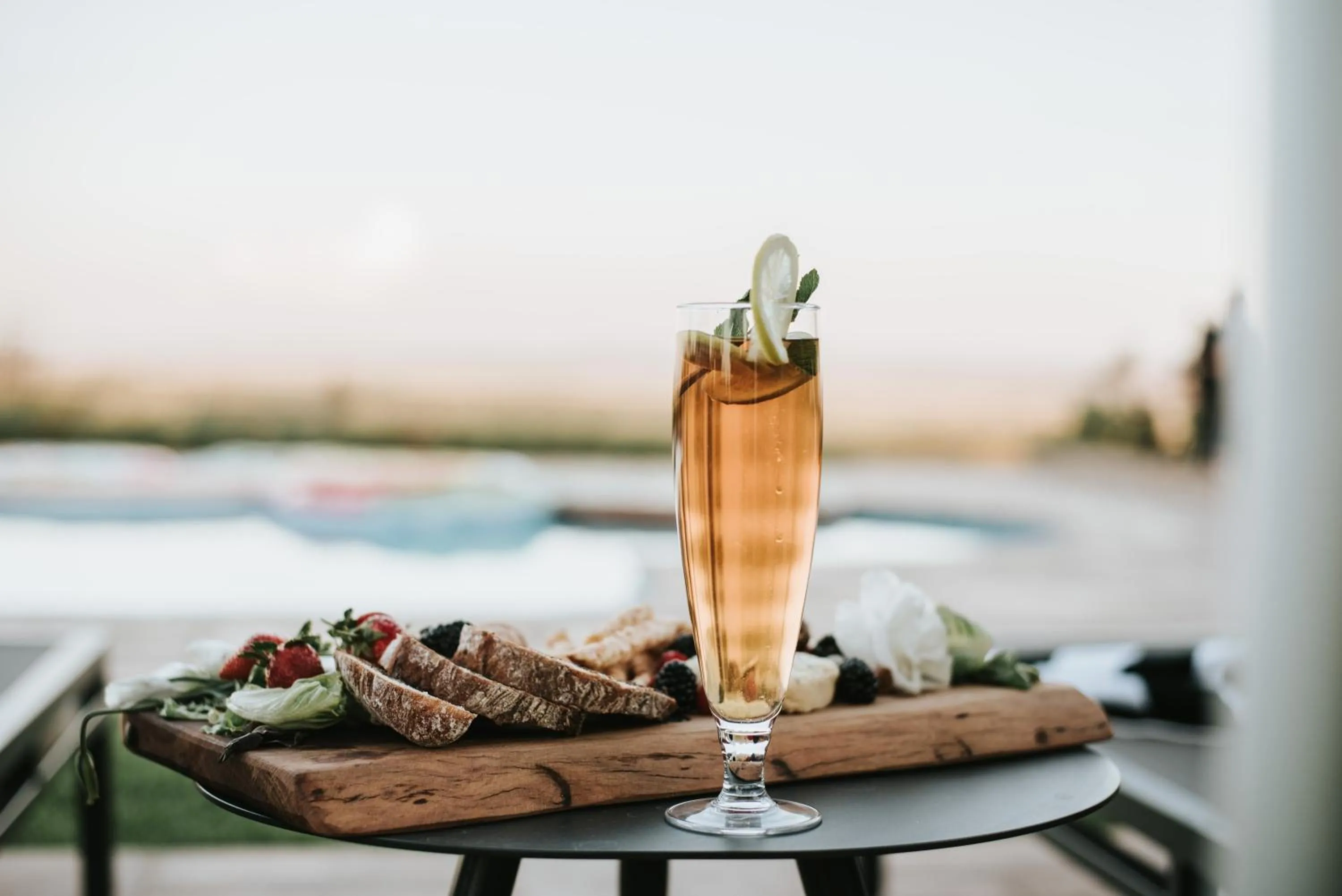 Pool view in The Feather Hill Boutique Hotel
