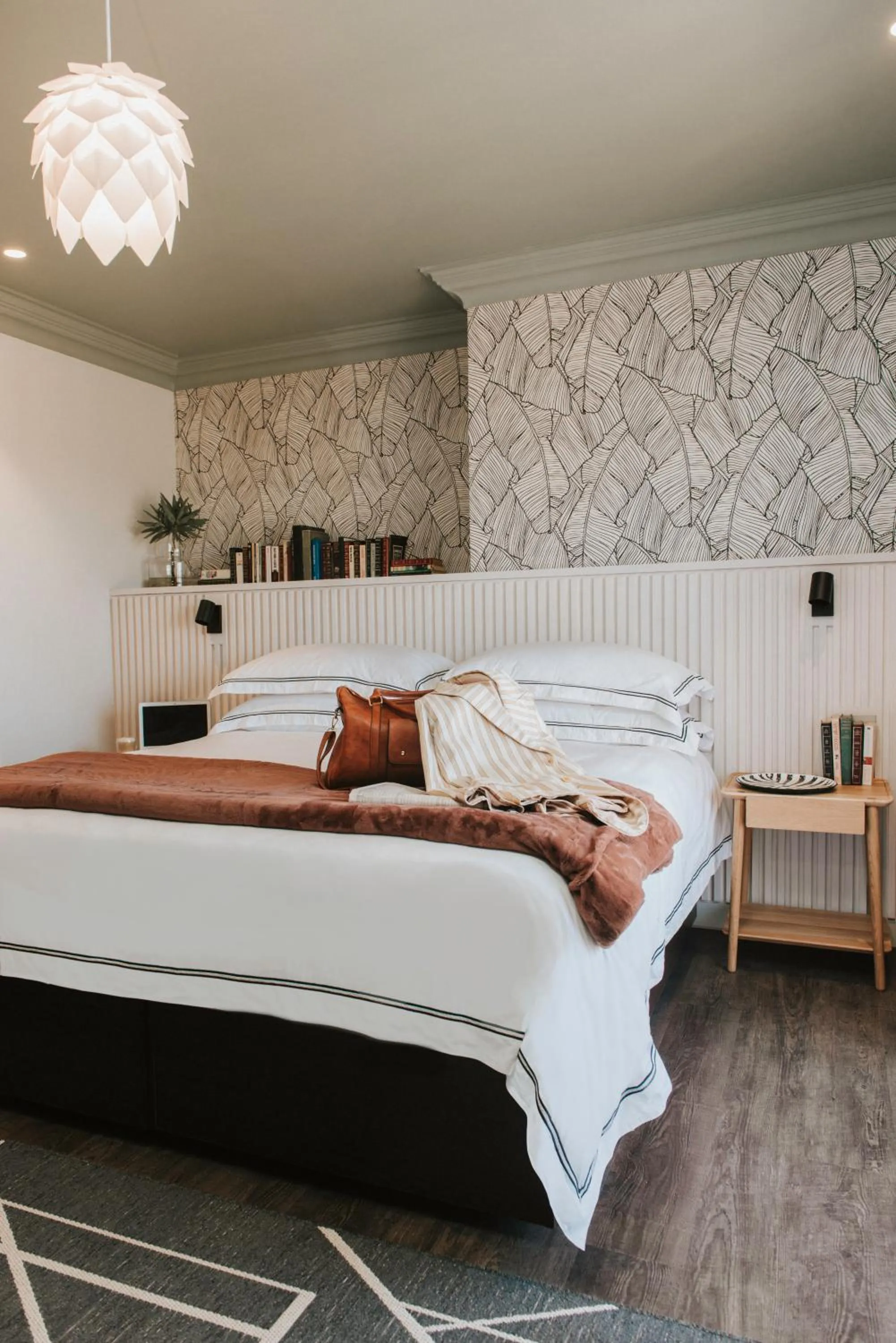 Bed in The Feather Hill Boutique Hotel