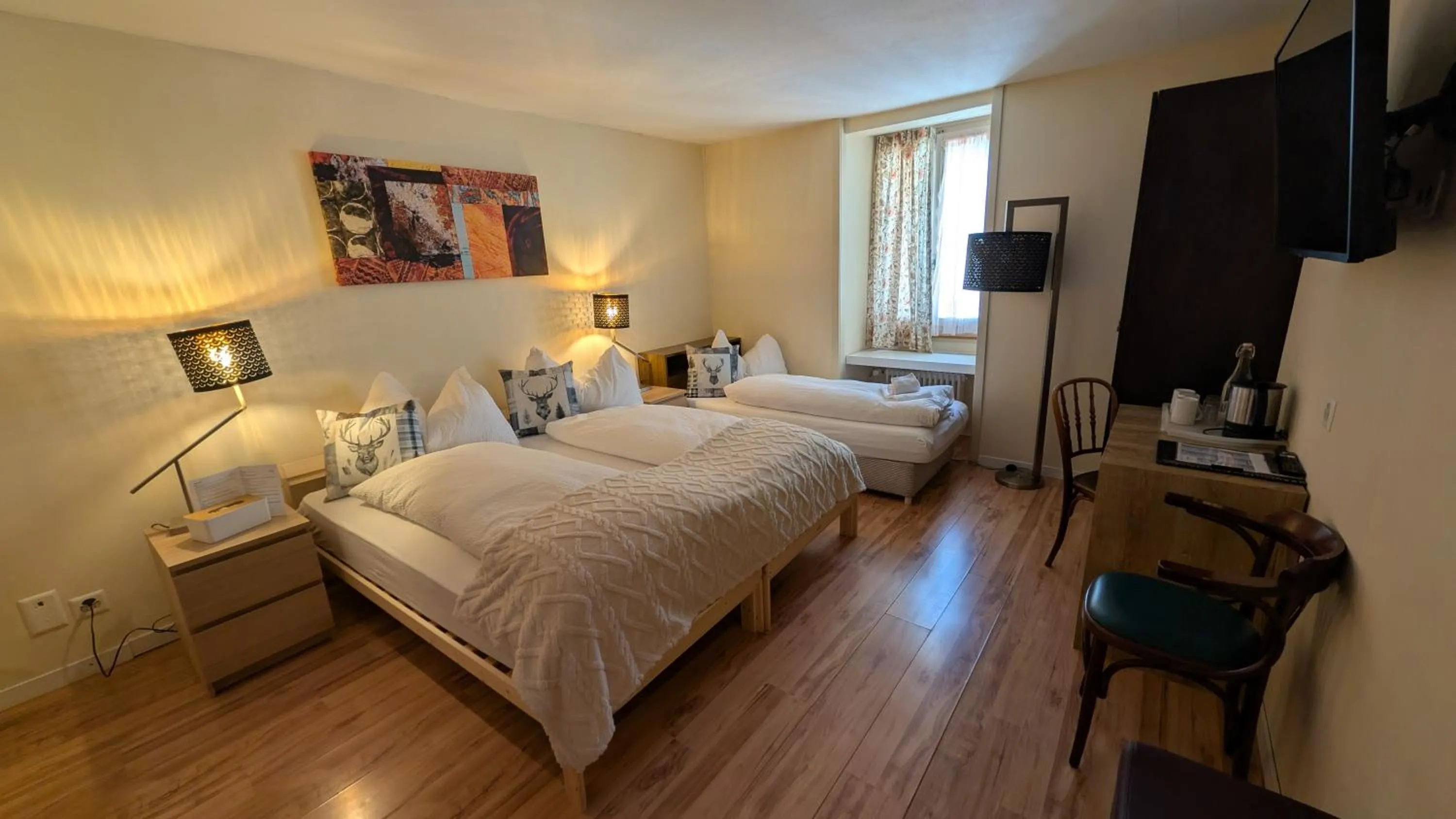 Bed in Hotel Harder Minerva