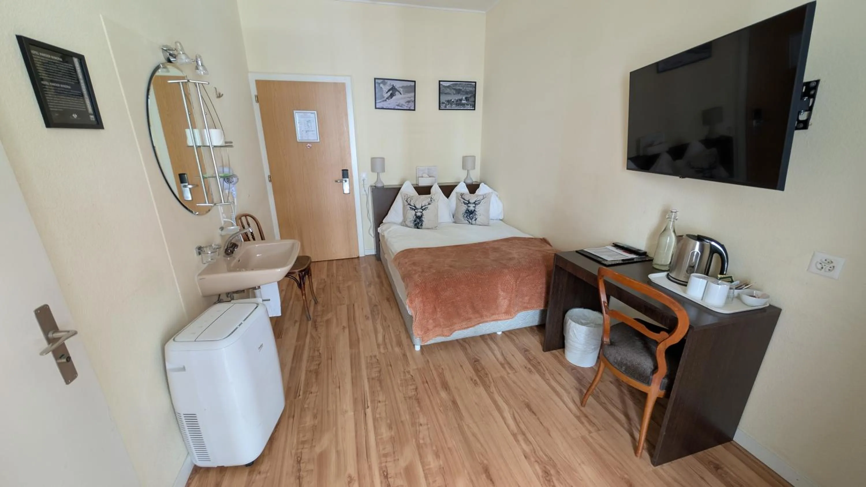 Bed in Hotel Harder Minerva